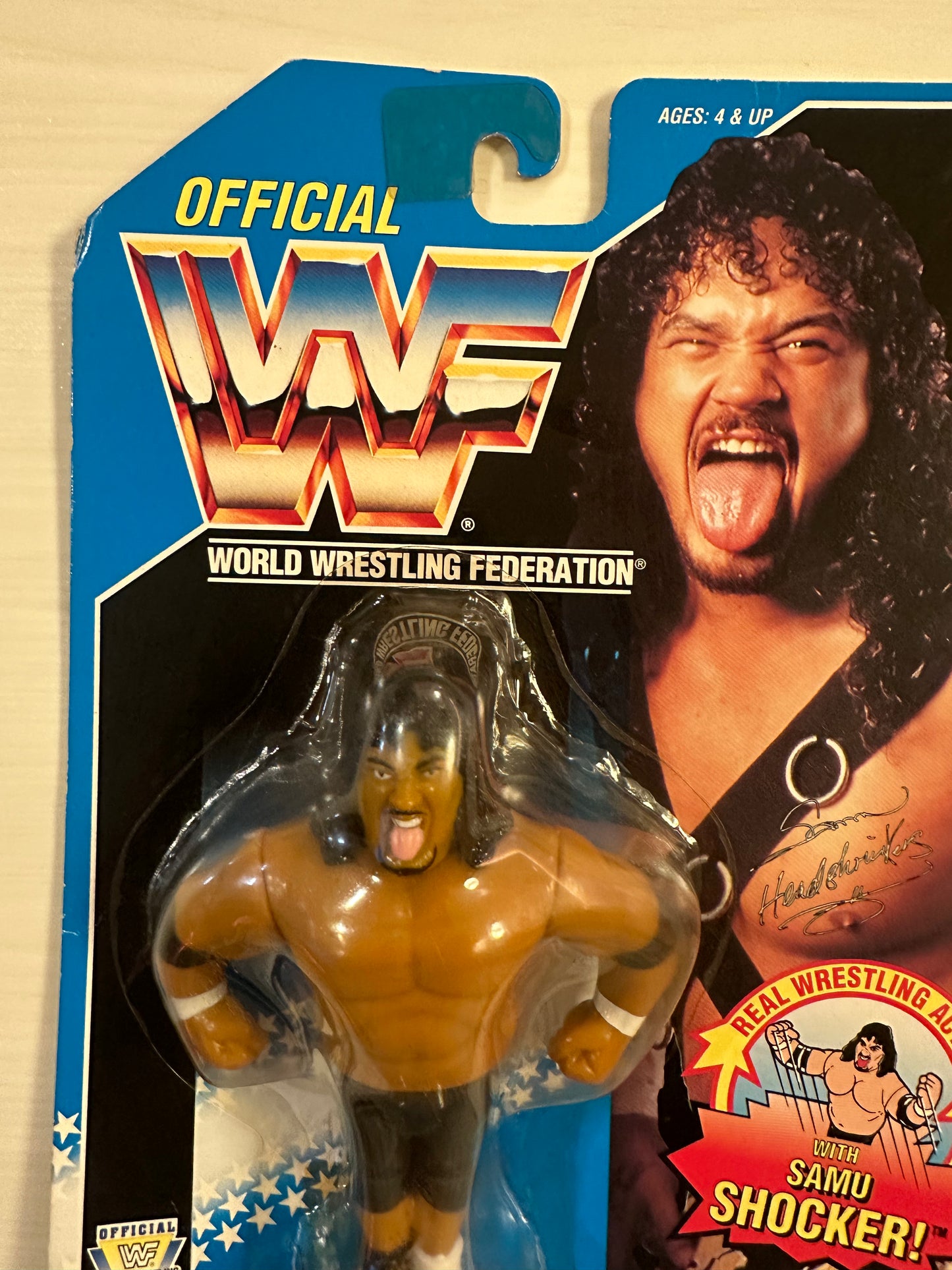 Samu the Headshrinker Series 10 WWF Hasbro