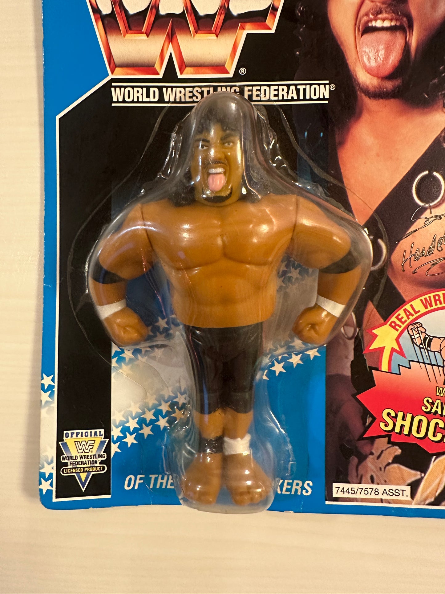 Samu the Headshrinker Series 10 WWF Hasbro