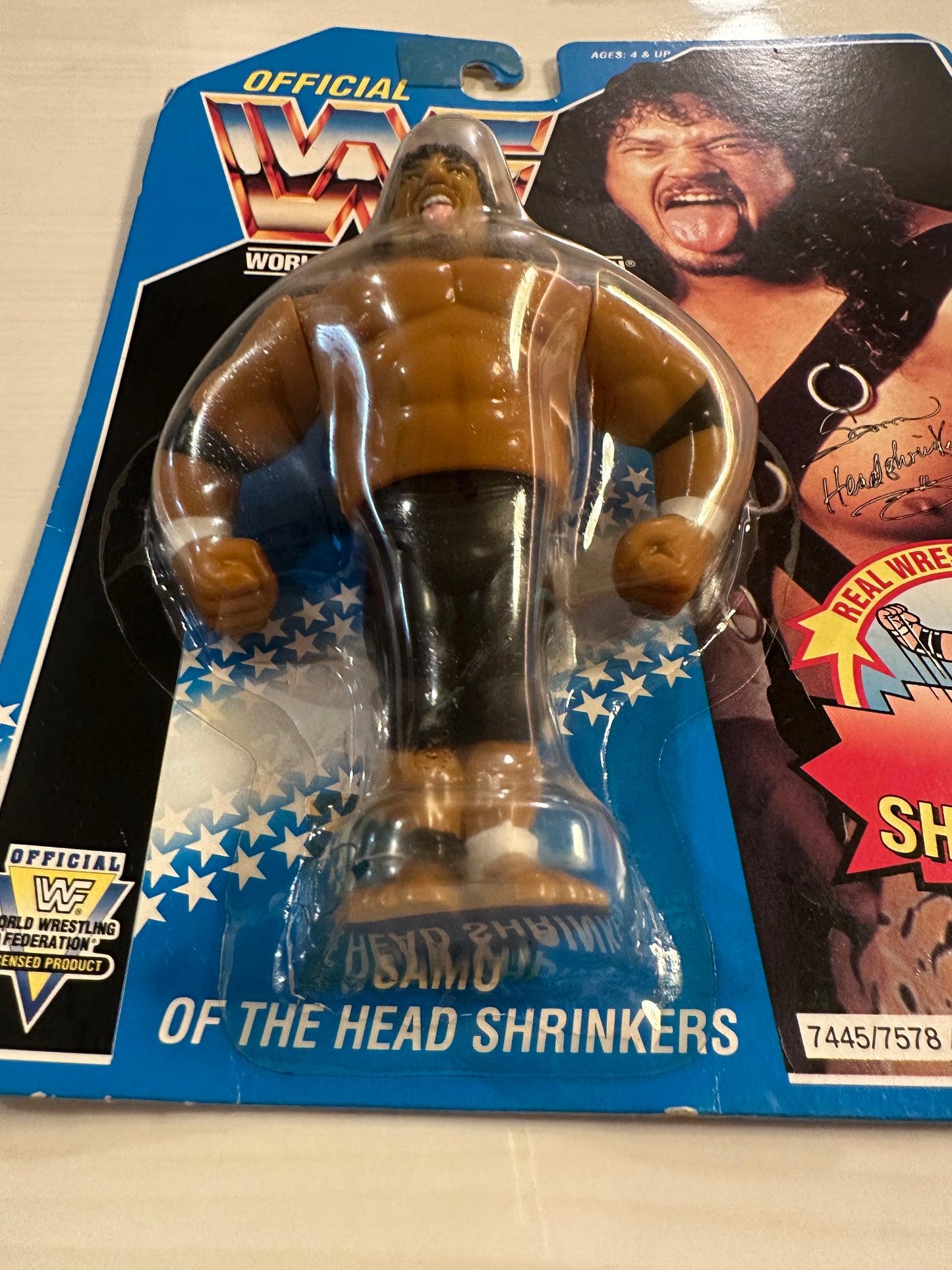 Samu the Headshrinker Series 10 WWF Hasbro