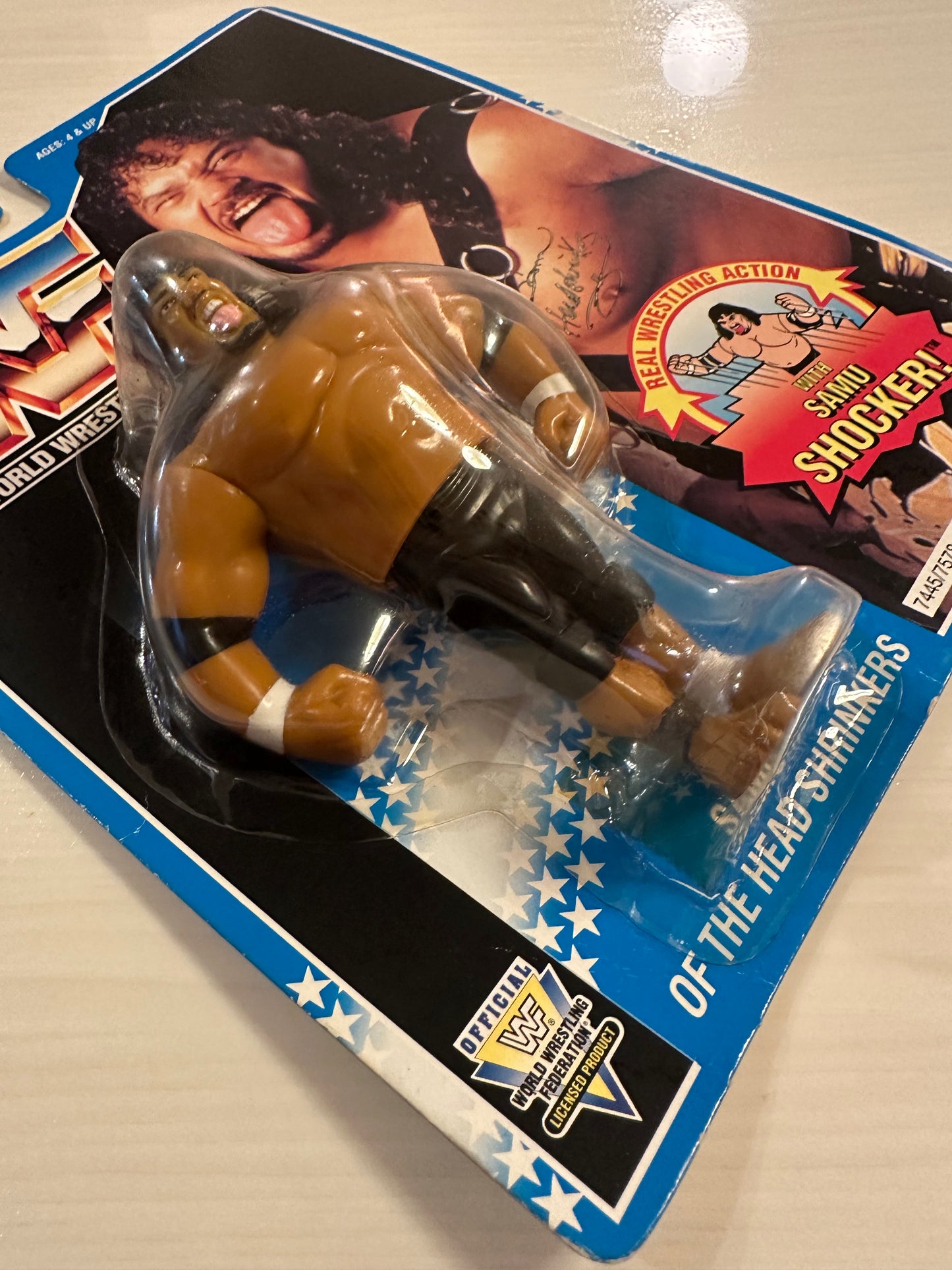 Samu the Headshrinker Series 10 WWF Hasbro