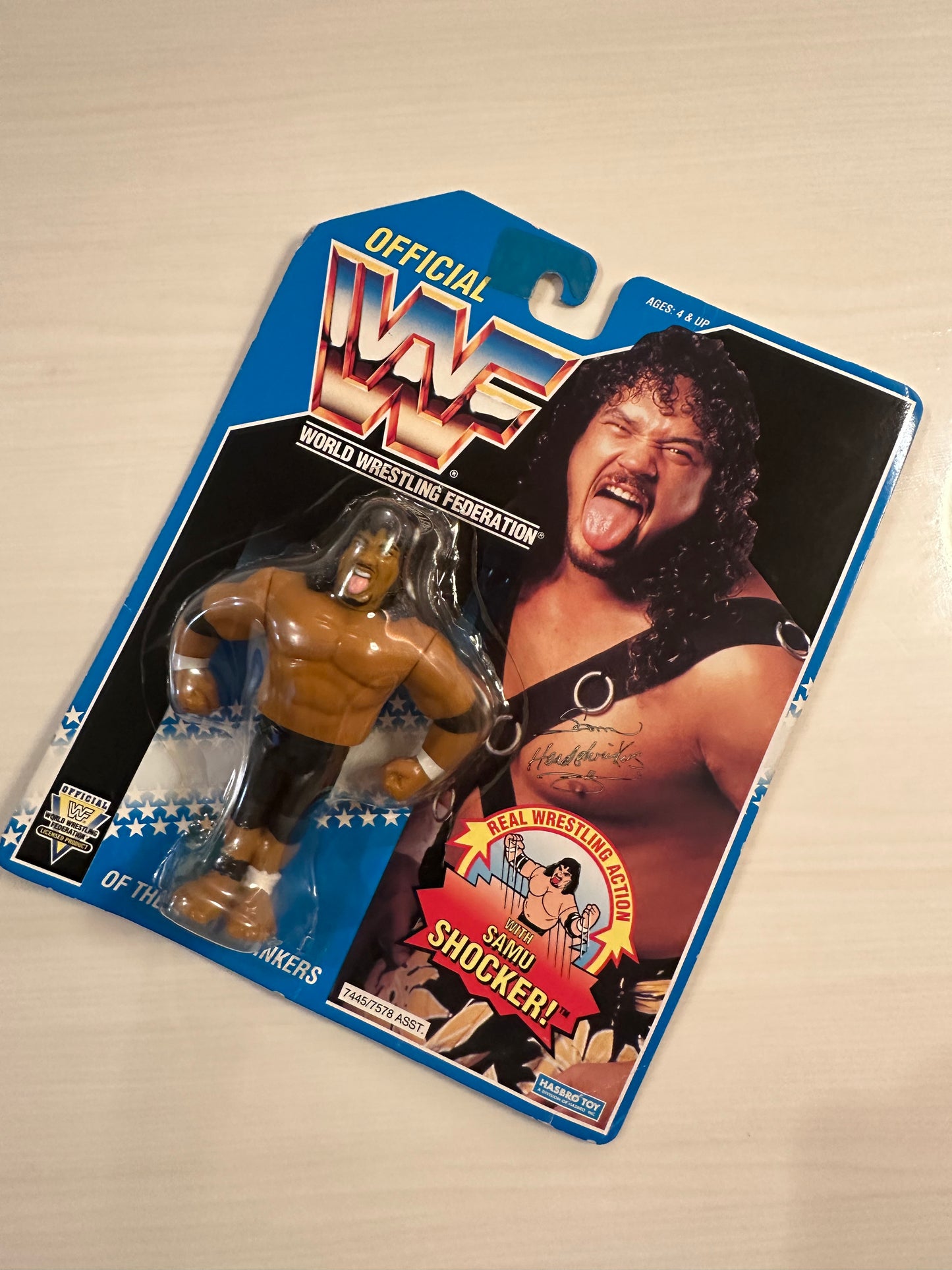 Samu the Headshrinker Series 10 WWF Hasbro