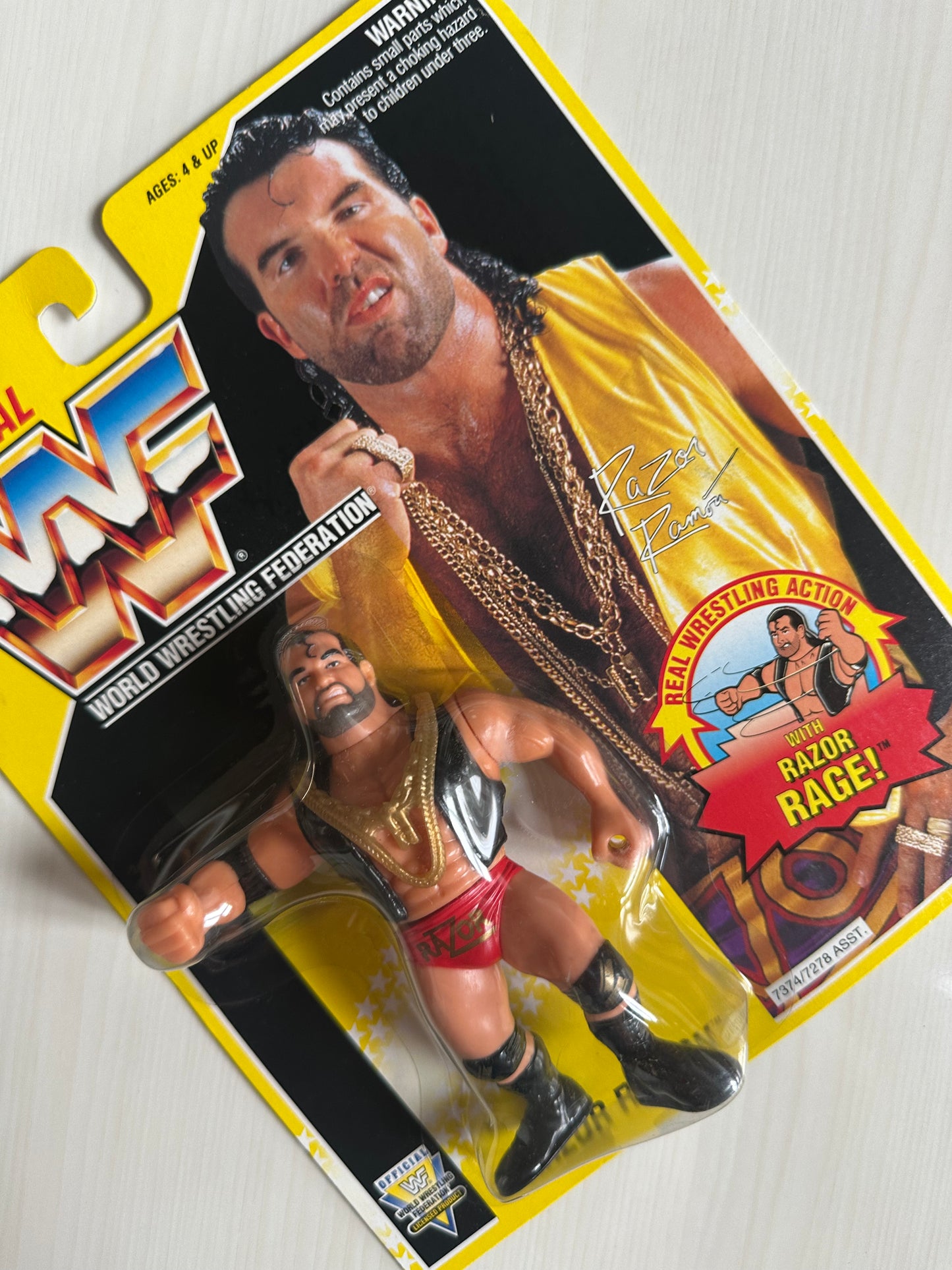 Razor Ramon Series 7 WWF Hasbro MOC