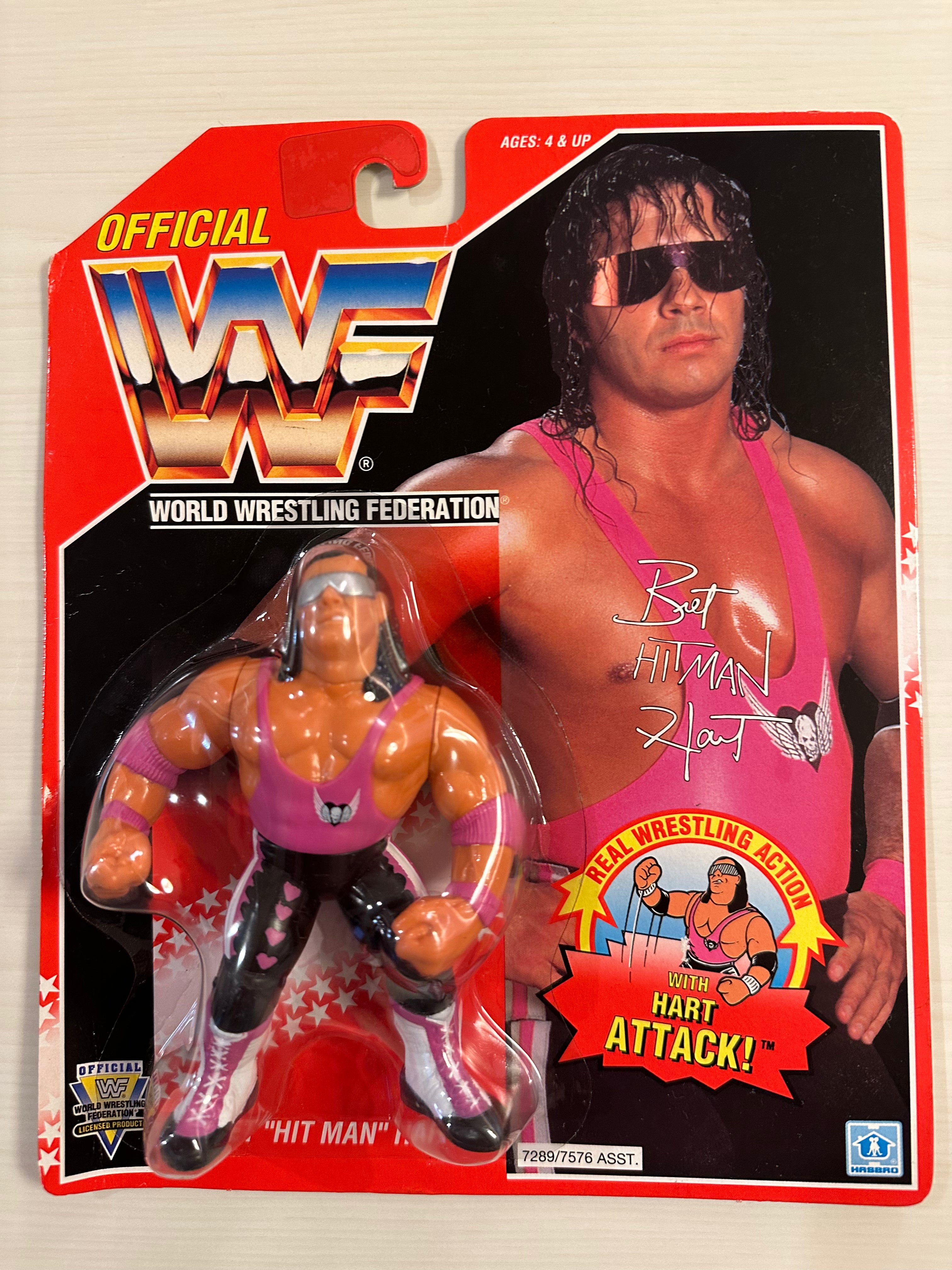 WWF WWE Hasbro Brett the Hitman Hart Series 8 hotsell wrestling action figure