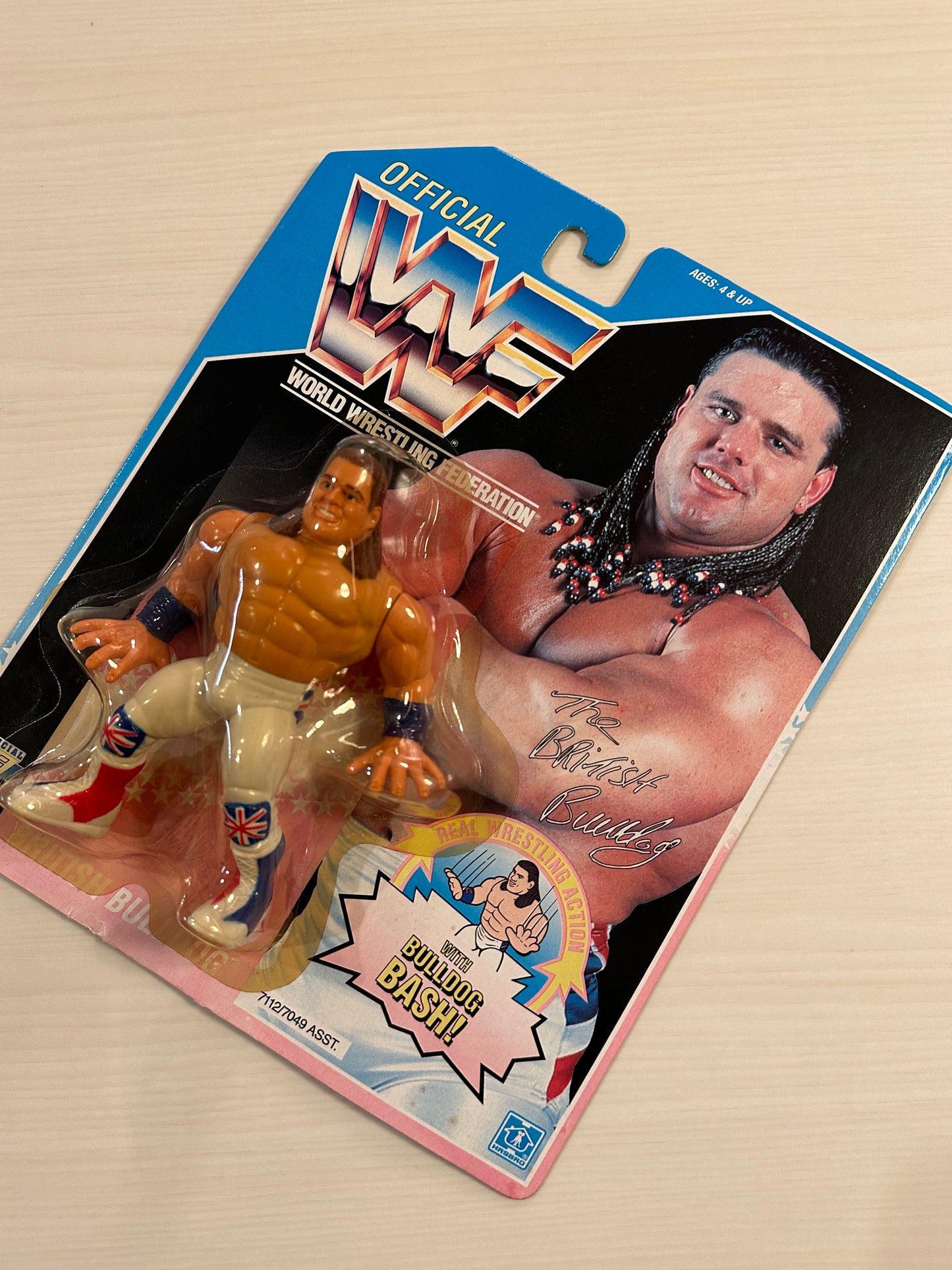 British Bulldog Series 4 WWF Hasbro
