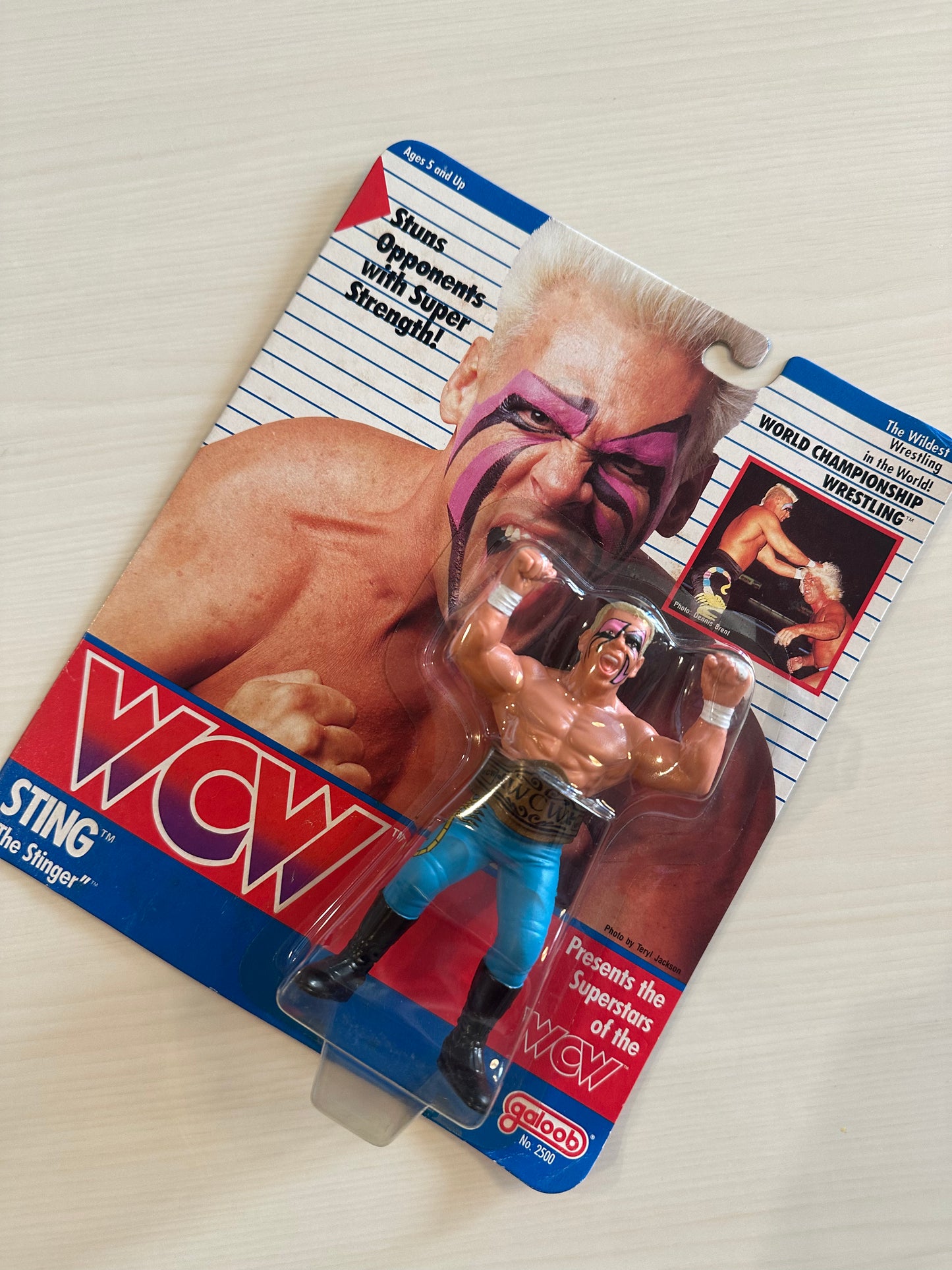 Sting WCW Galoob Blue Trunks