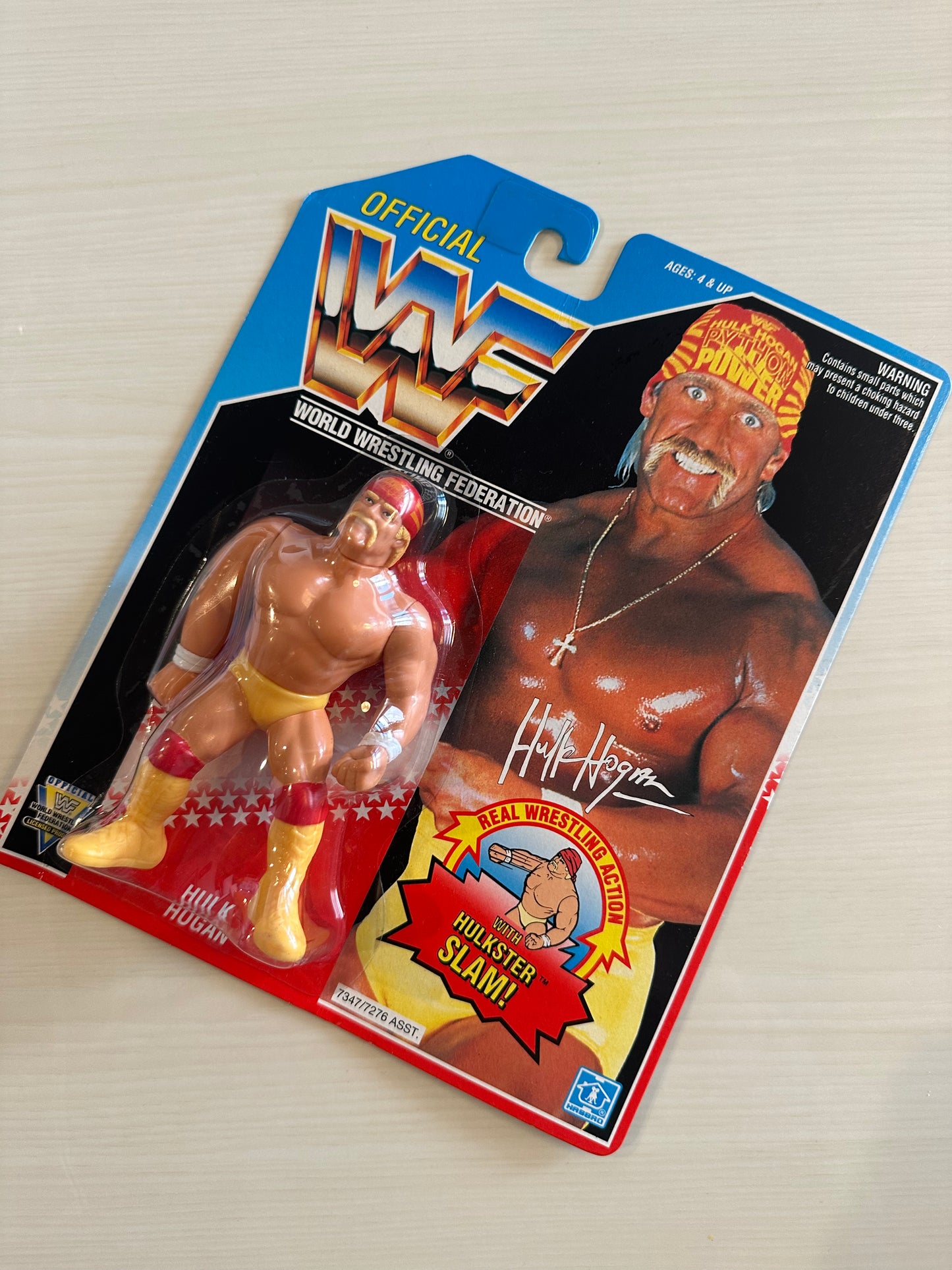 Hulk Hogan 4 Series 5 WWF Hasbro