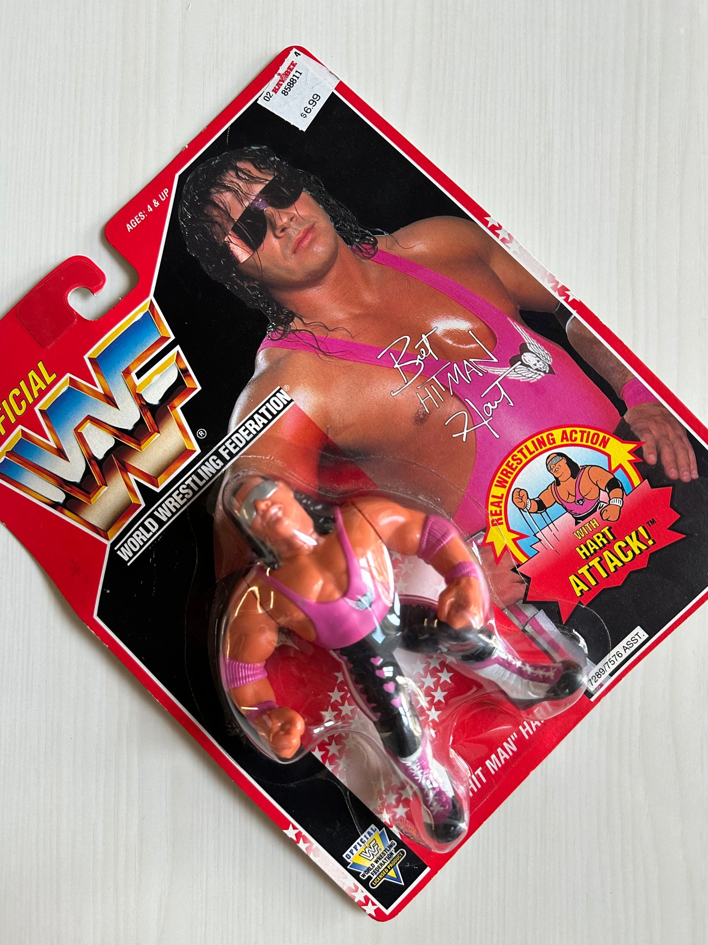 Bret the Hitman Hart Series 8 WWF Hasbro