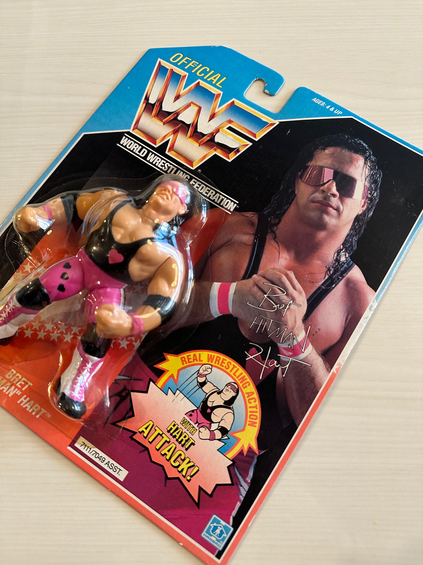 Bret the Hitman Hart Series 4 WWF Hasbro