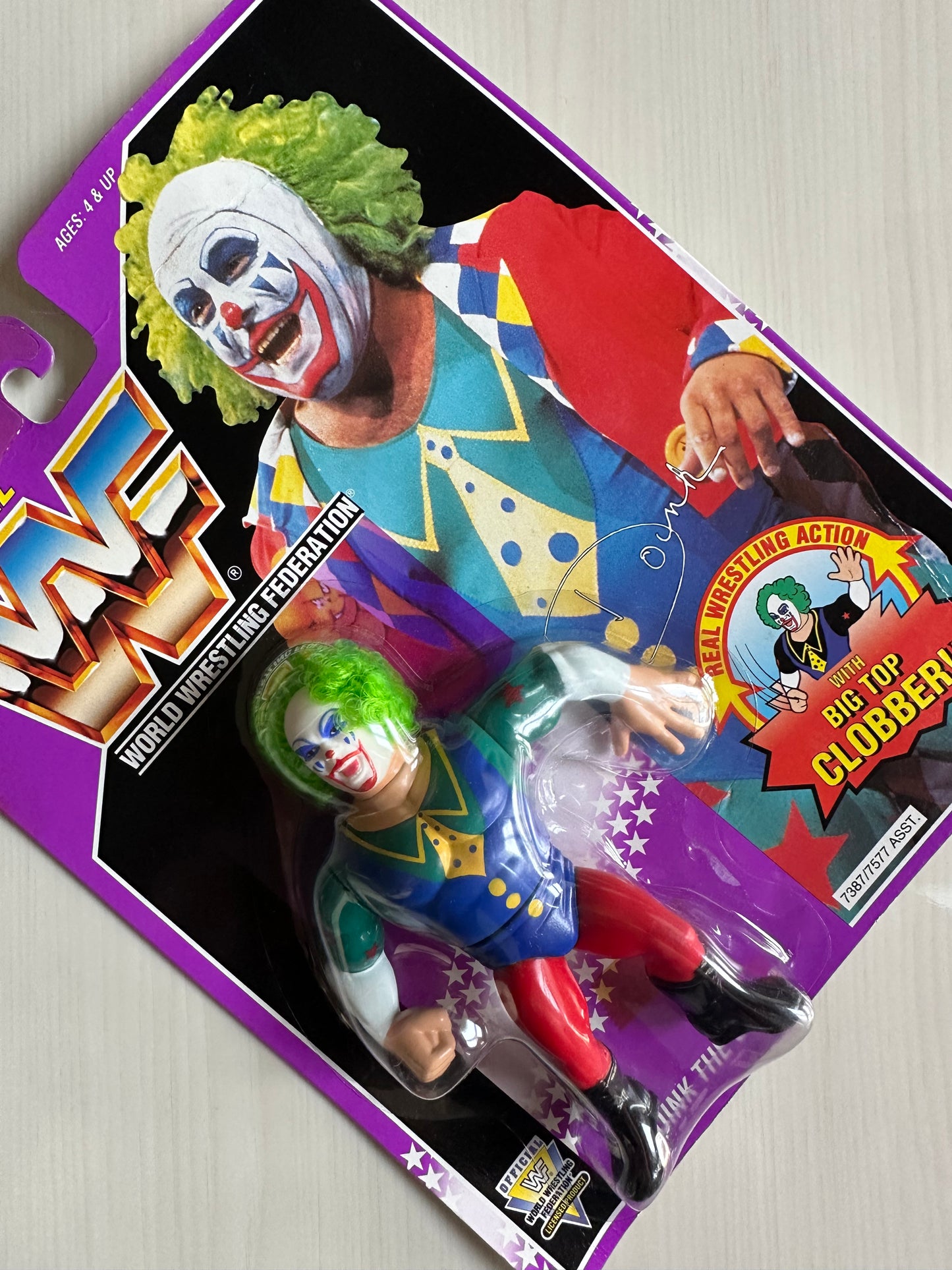 Doink the Clown Series 9 WWF Hasbro MOC figure