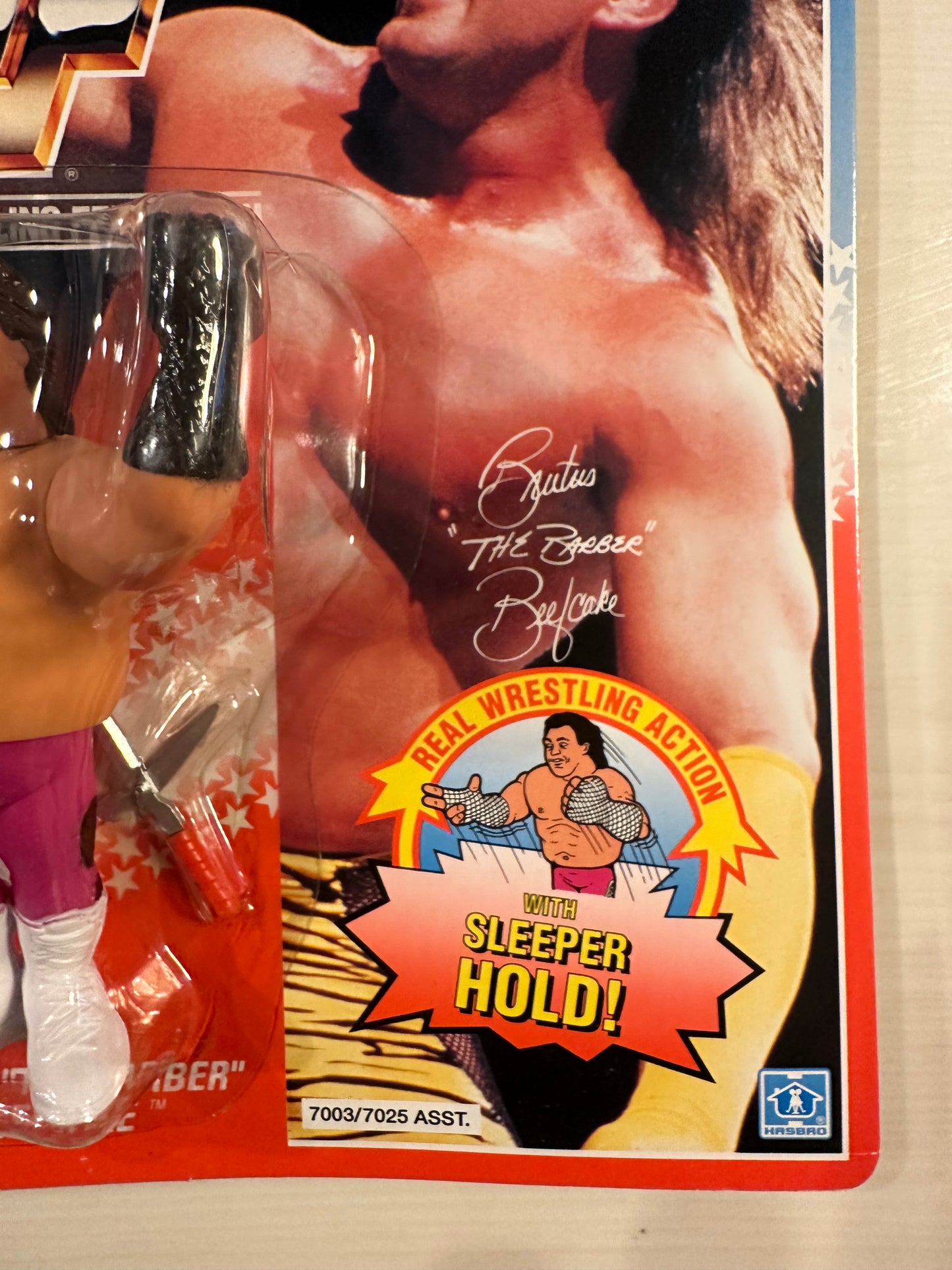 Brutus the Barber Beefcake Series 1 WWF Hasbro