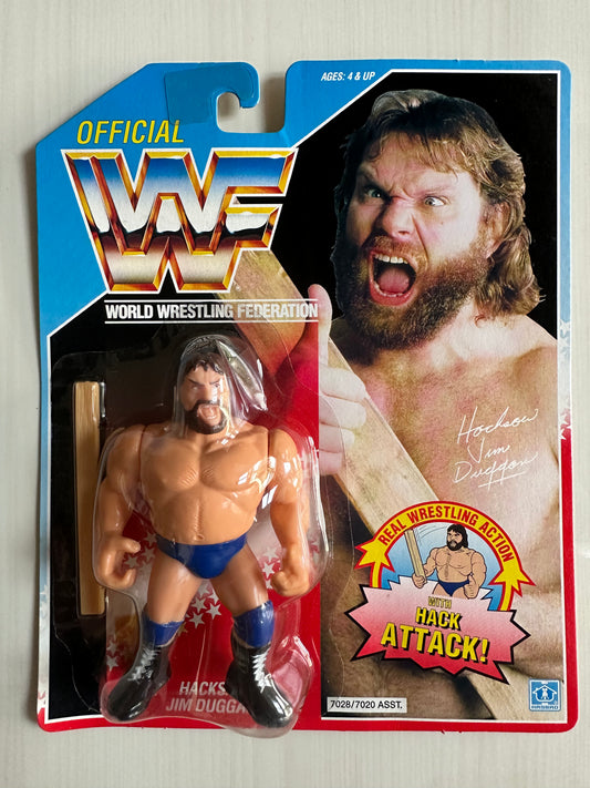 Hacksaw Jim Duggan Series 2 WWF Hasbro MOC figure