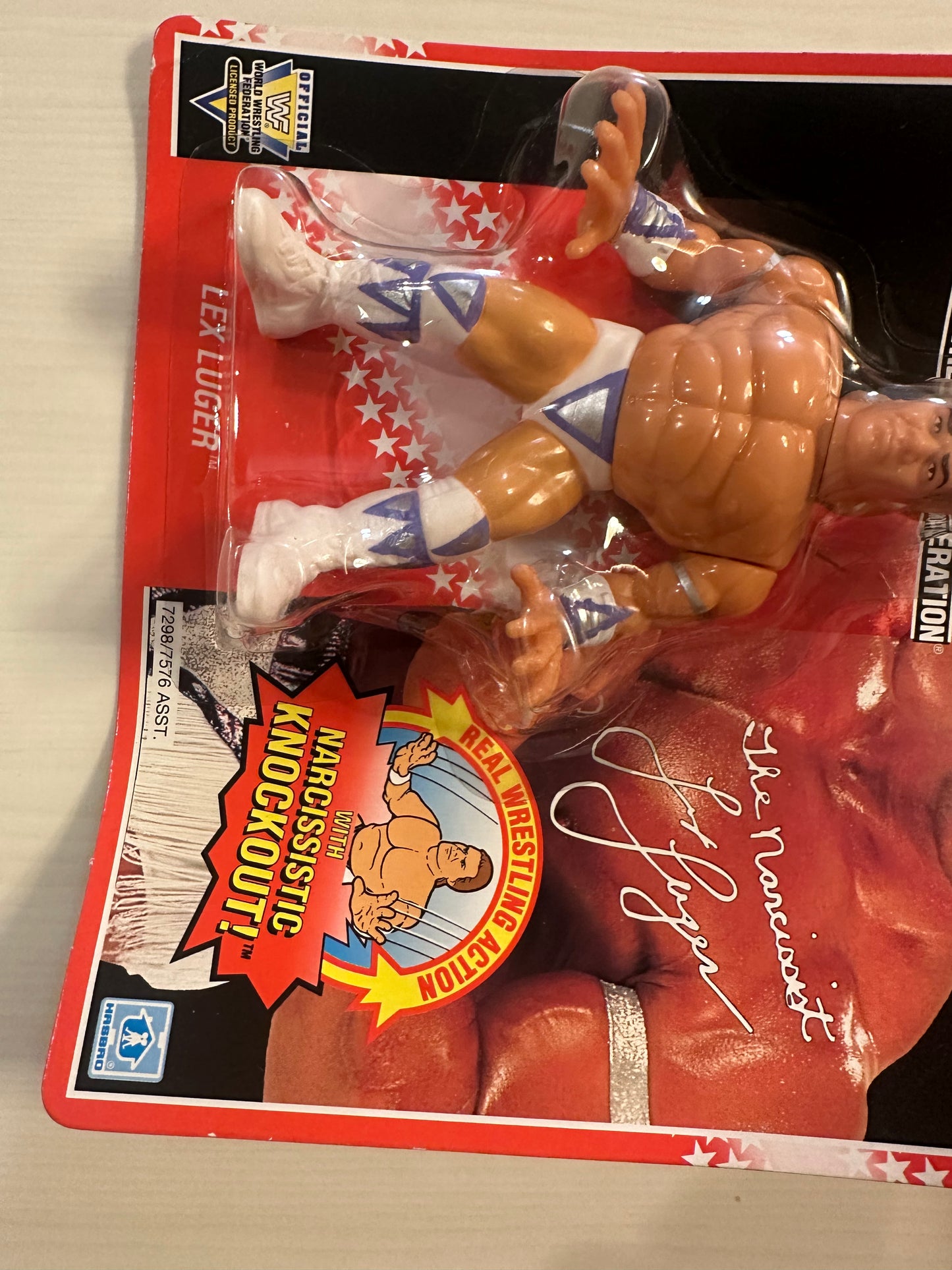 Lex Luger Series 8 WWF Hasbro
