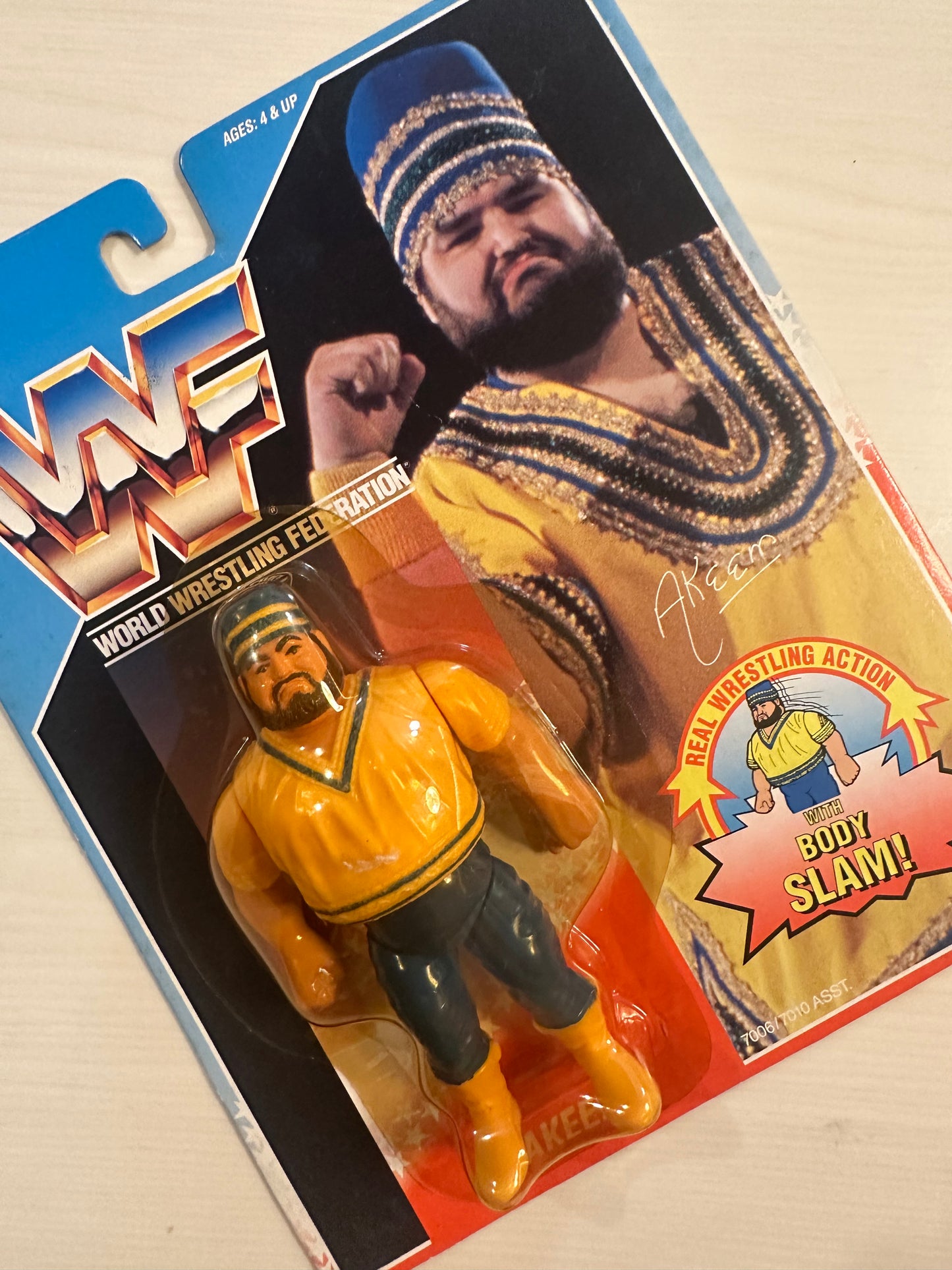 Akeem Series 1 WWF Hasbro