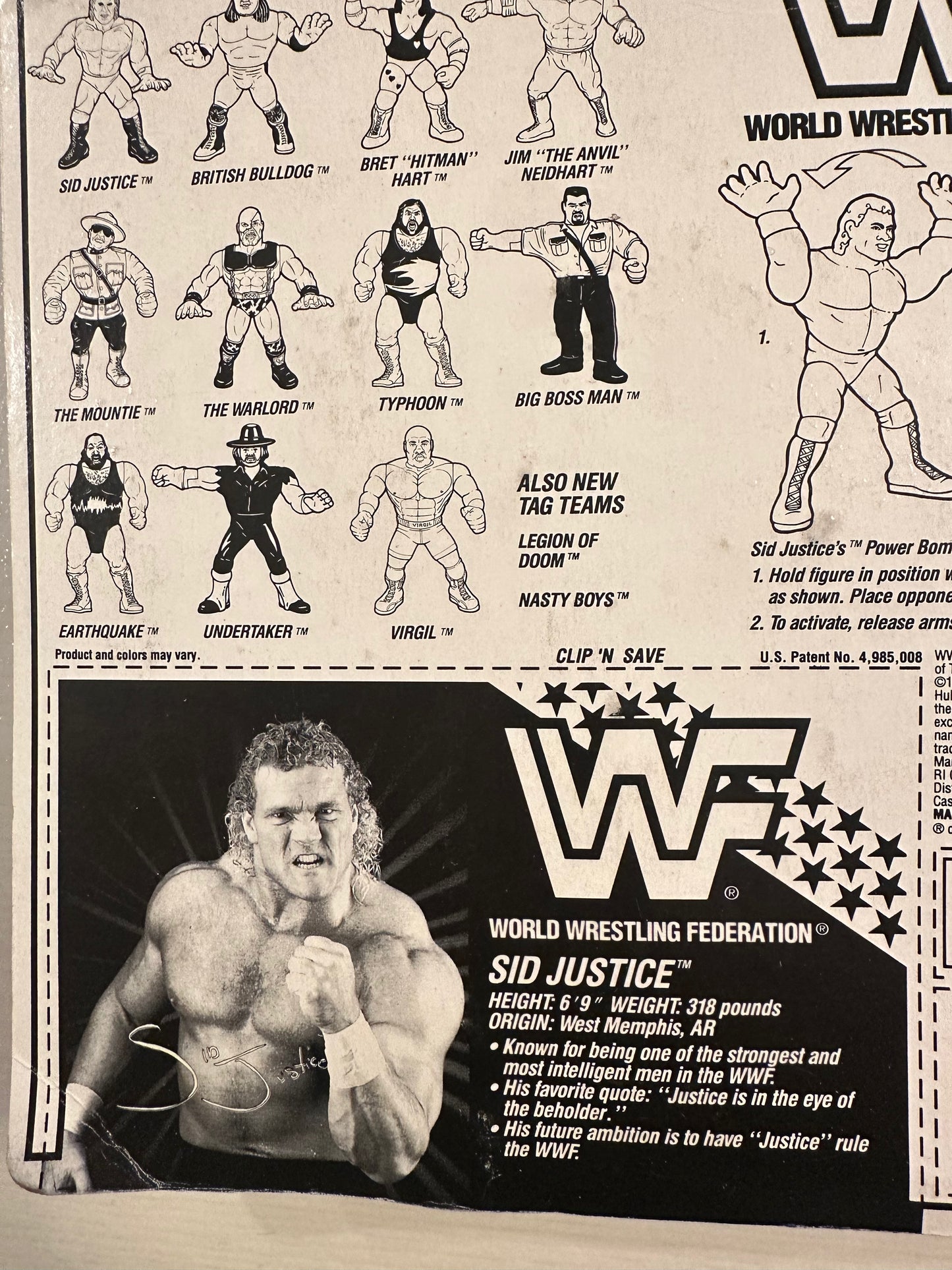Sid Justice Series 5 WWF Hasbro