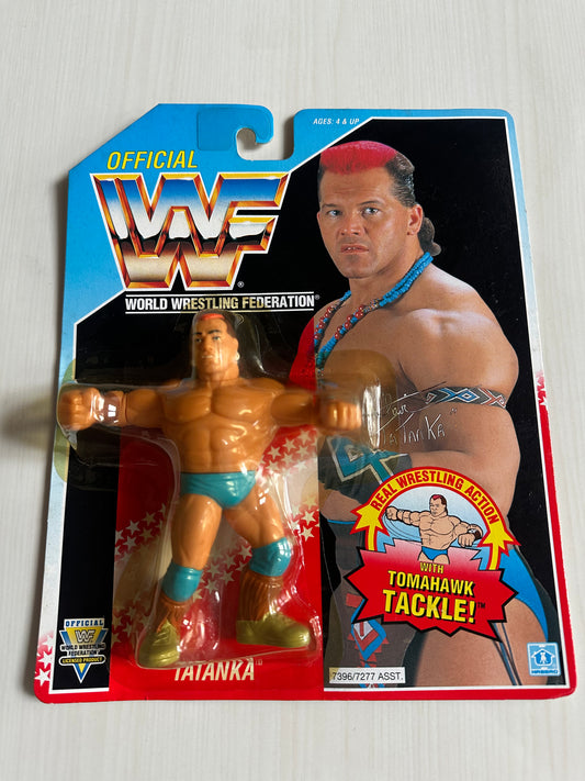 Tatanka Series 6 WWF Hasbro MOC figure