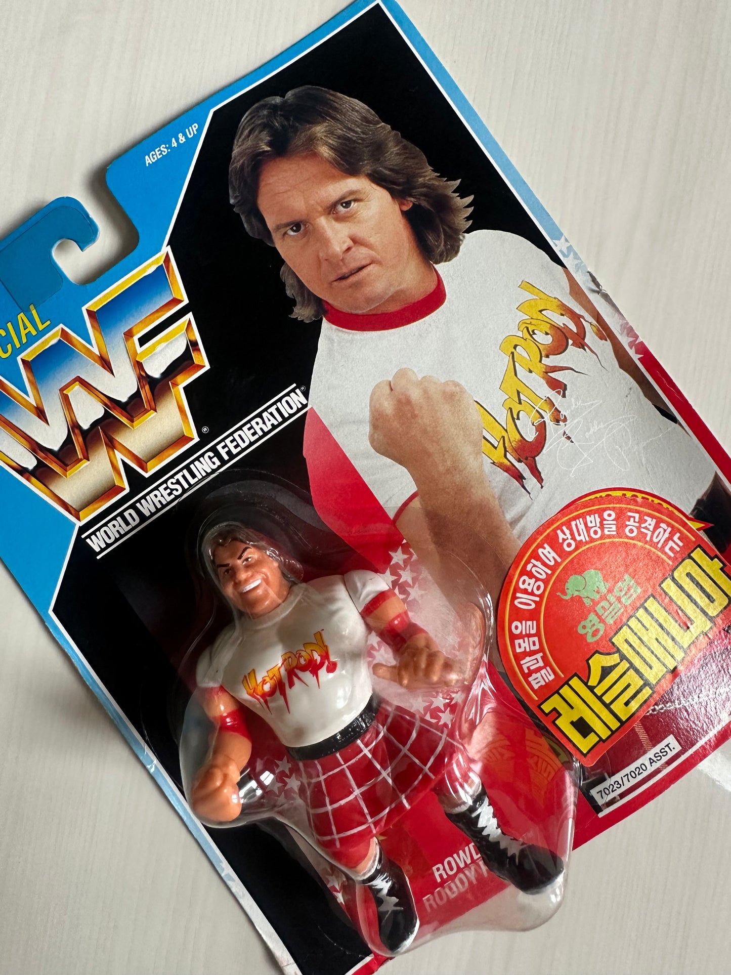 Rowdy Roddy Piper Series 2 WWF Hasbro MOC Korean variant