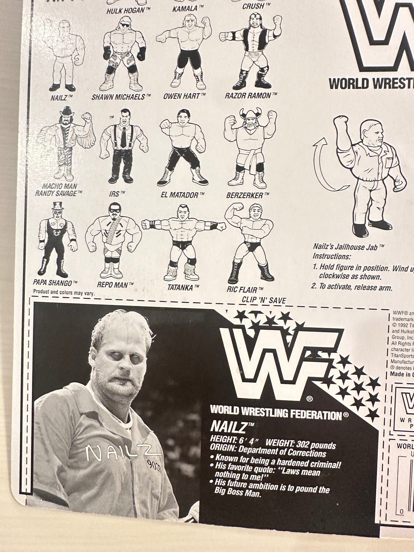 Nailz Series 7 WWF Hasbro