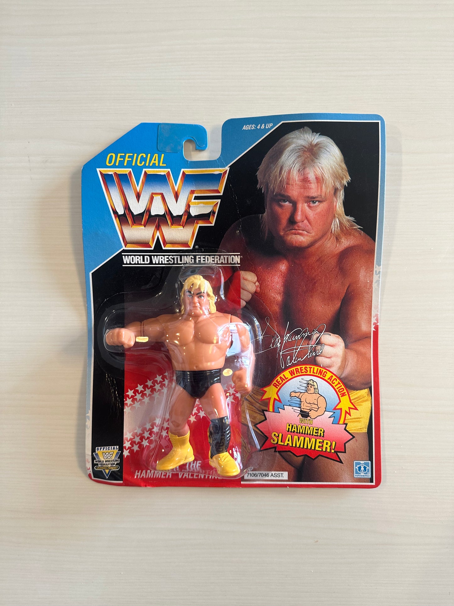 Greg the Hammer Valentine Series 3 WWF Hasbro