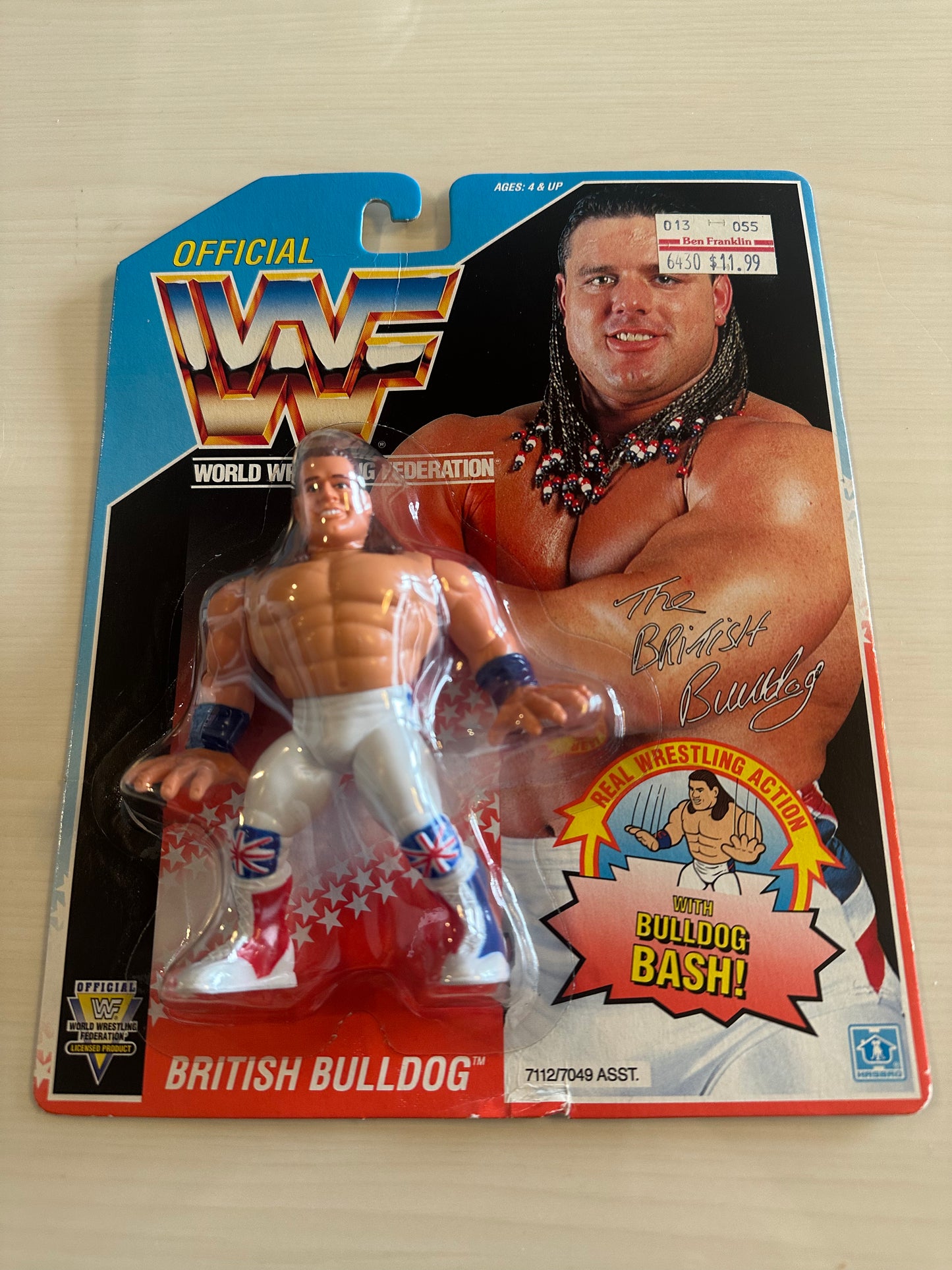 British Bulldog Series 4 WWF Hasbro