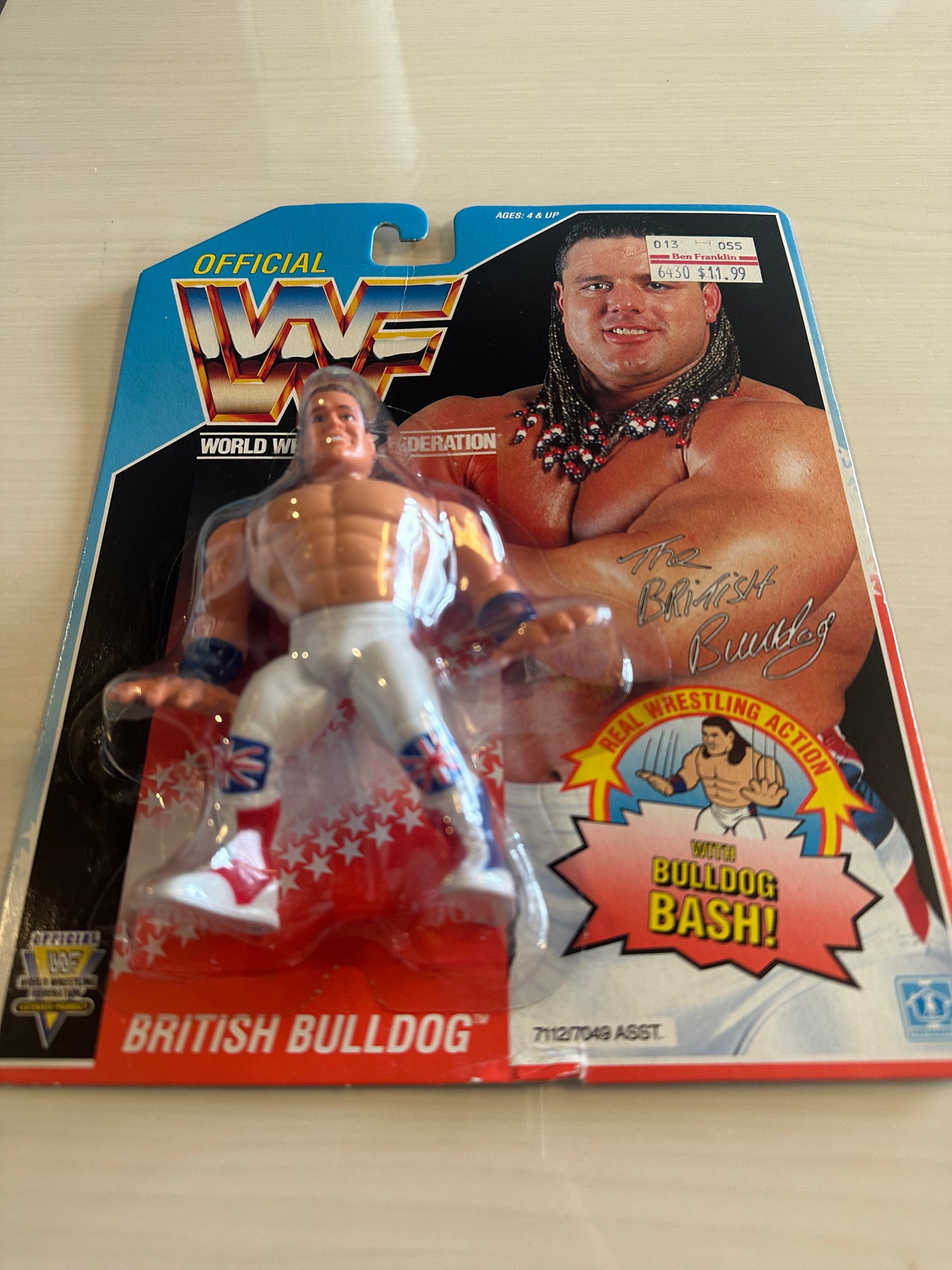 British Bulldog Series 4 WWF Hasbro