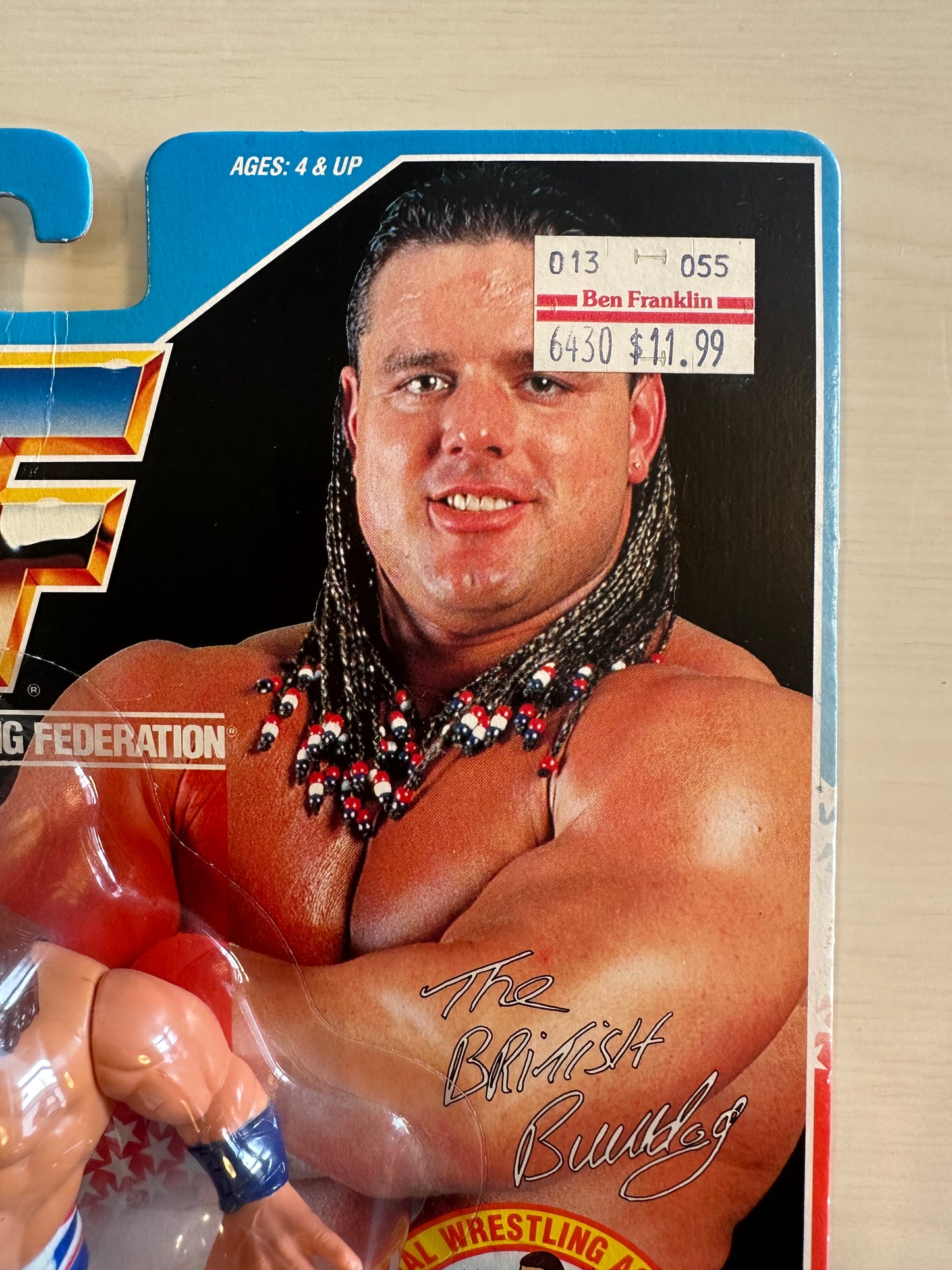 British Bulldog Series 4 WWF Hasbro