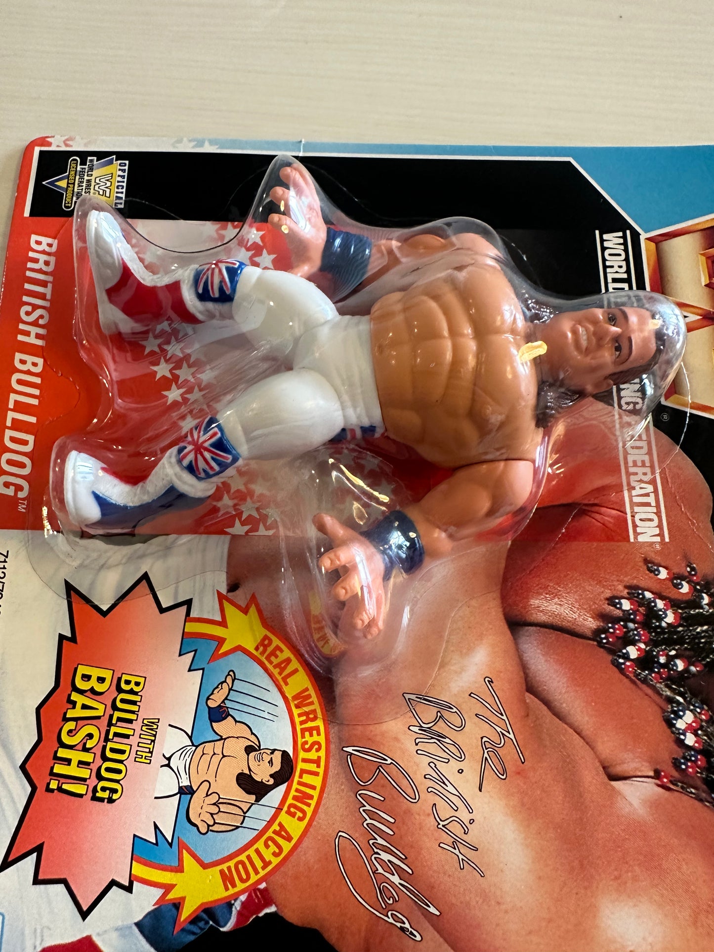British Bulldog Series 4 WWF Hasbro