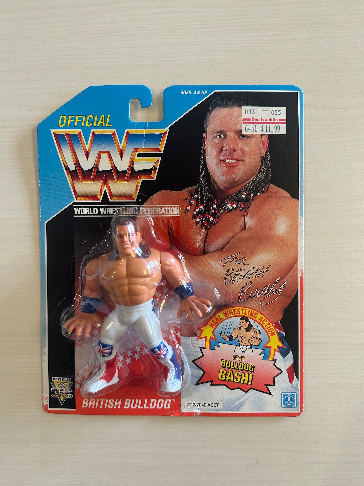 British Bulldog Series 4 WWF Hasbro
