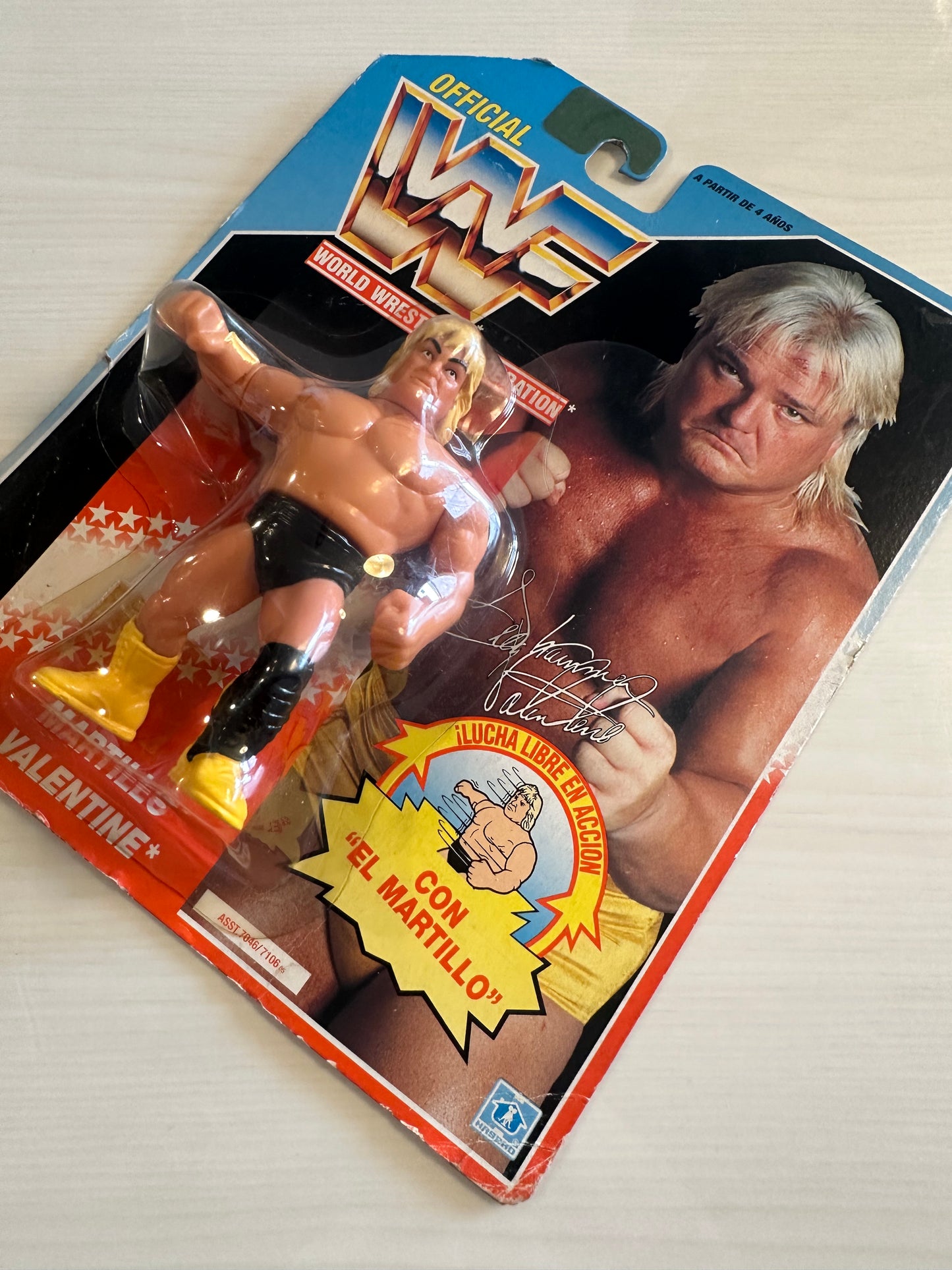 Greg the Hammer Valentine Series 3 WWF Hasbro
