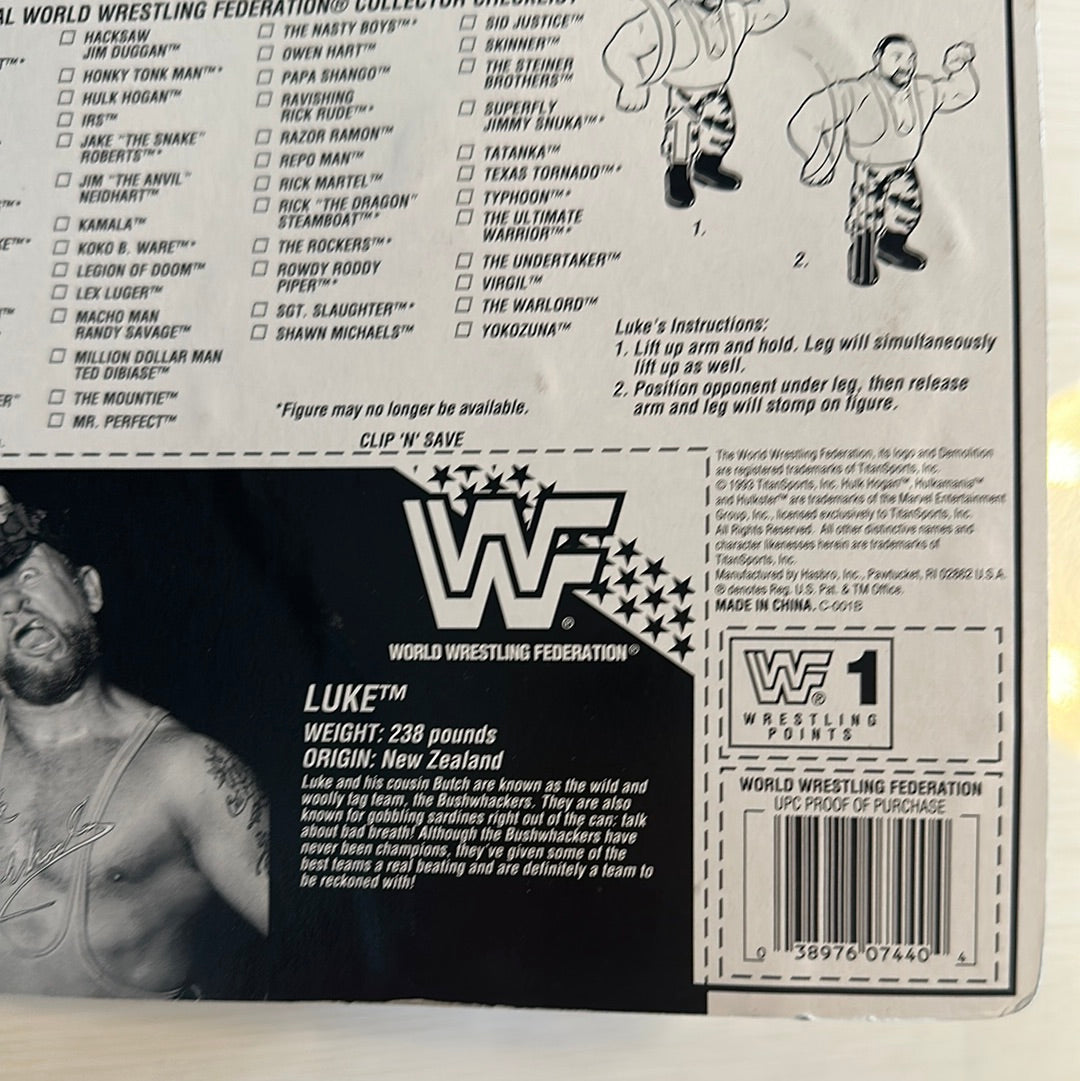 Luke the Bushwhacker Series 10 WWF Hasbro