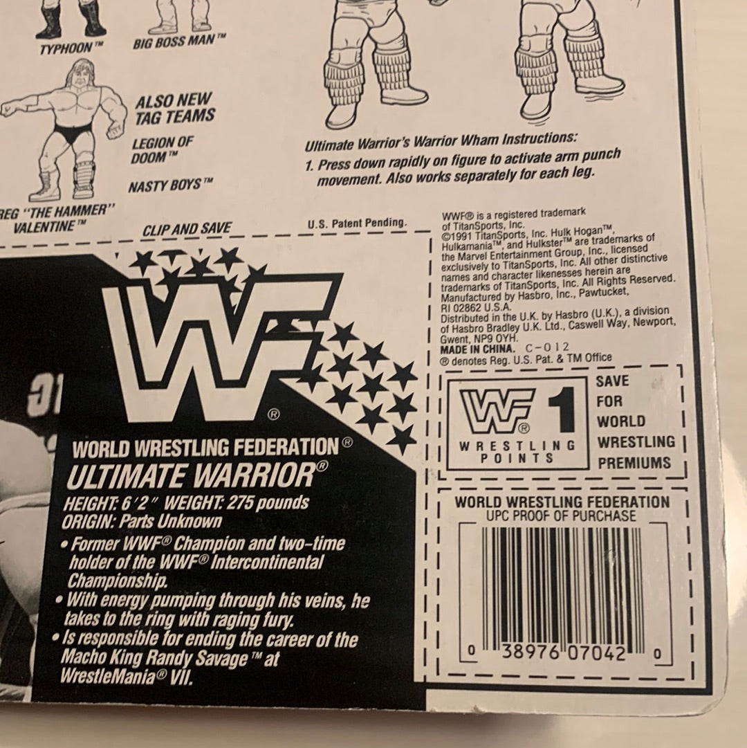 Ultimate Warrior Series 3 WWF Hasbro