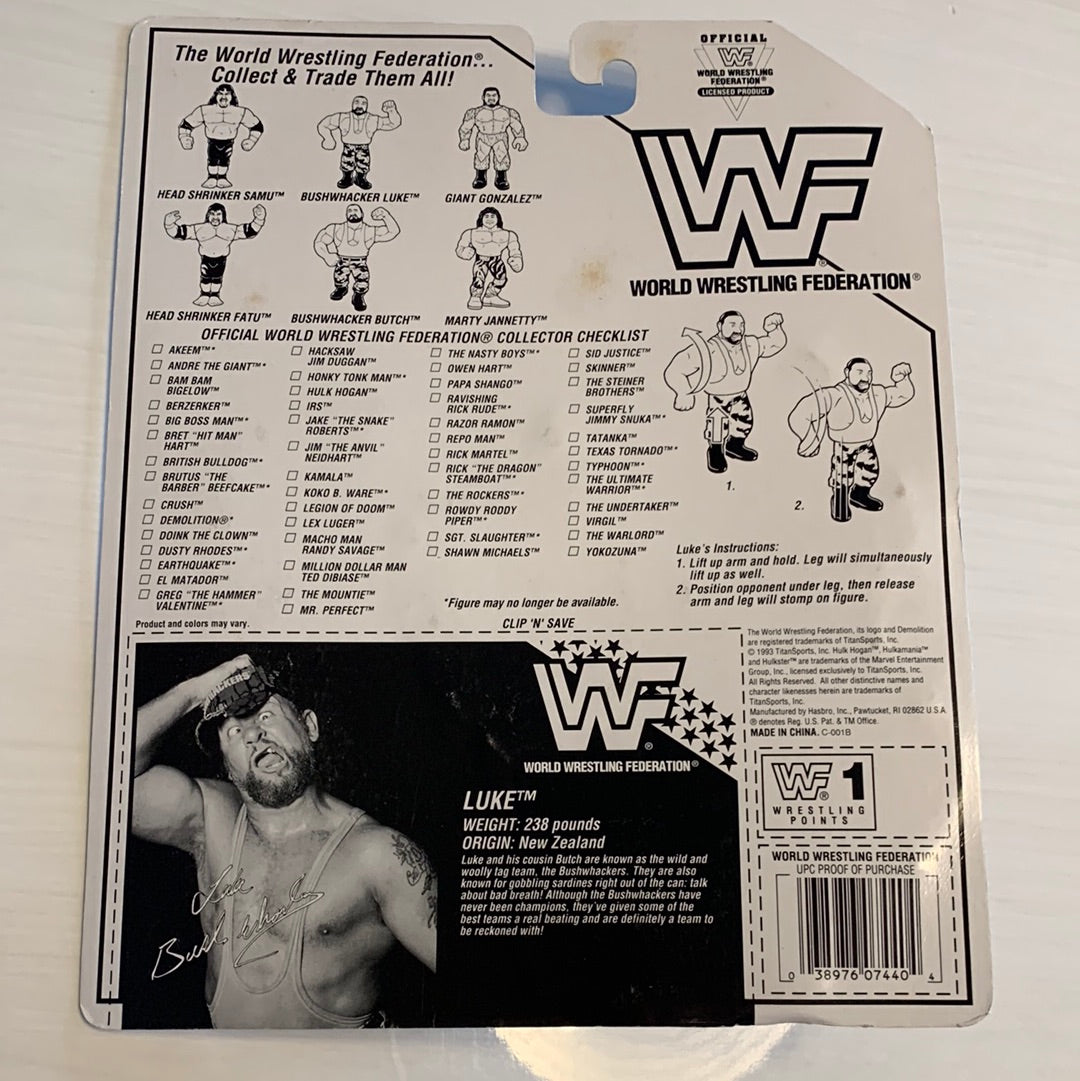 Luke the Bushwhacker Series 10 WWF Hasbro