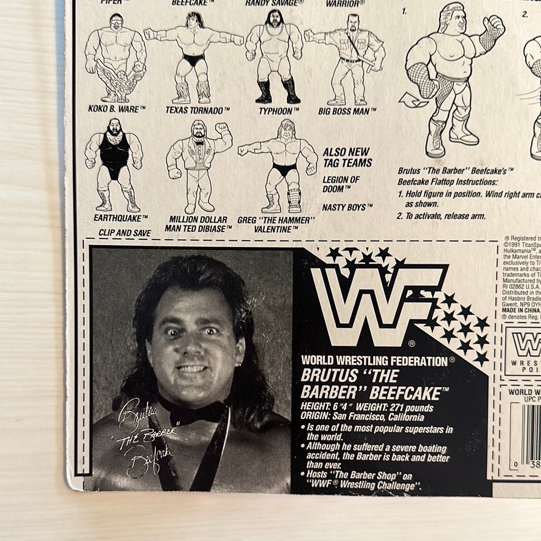 Brutus The Barber Beefcake Series 3 WWF Hasbro