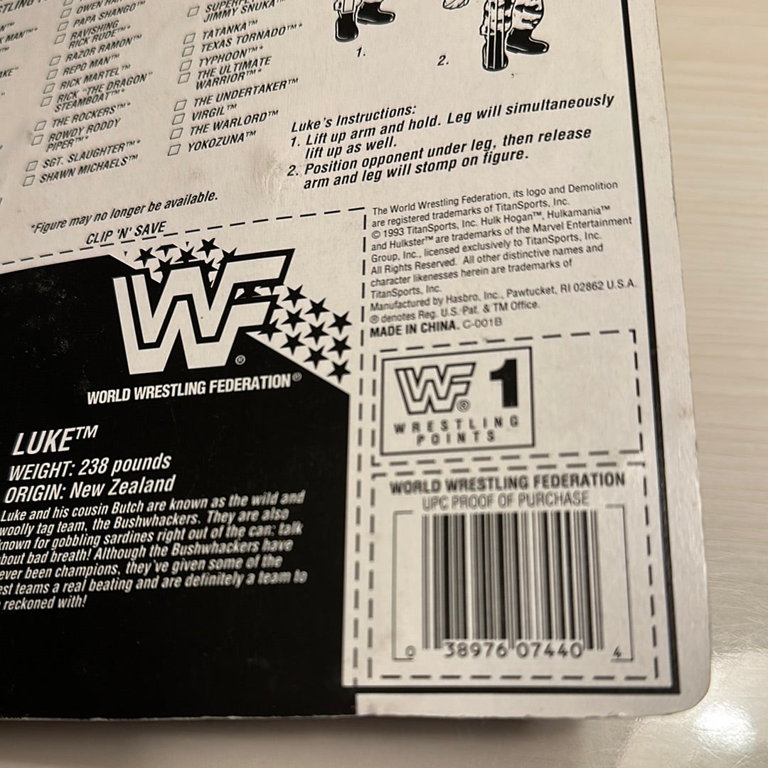 Luke the Bushwhacker Series 10 WWF Hasbro