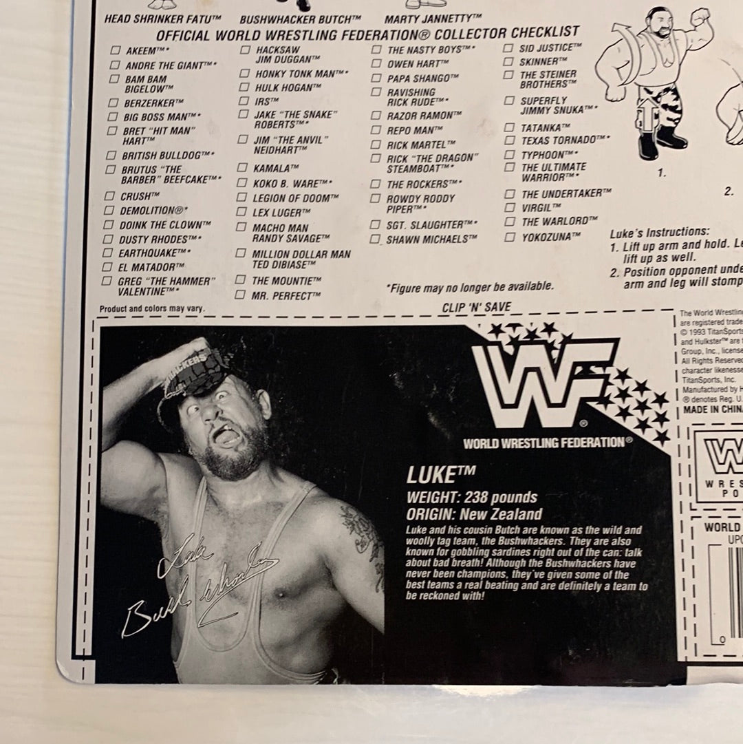Luke the Bushwhacker Series 10 WWF Hasbro