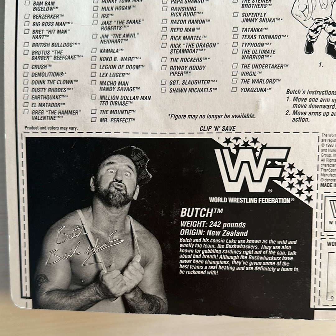Butch the Bushwhacker Series 10 WWF Hasbro