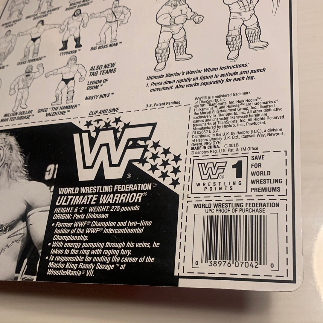 Ultimate Warrior Series 3 WWF Hasbro