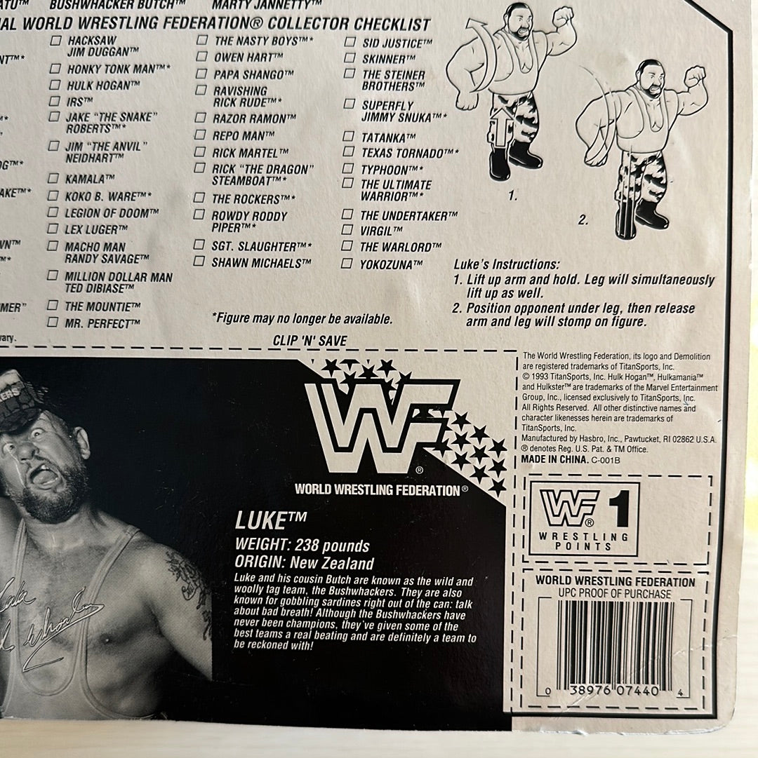 Luke the Bushwhacker Series 10 WWF Hasbro