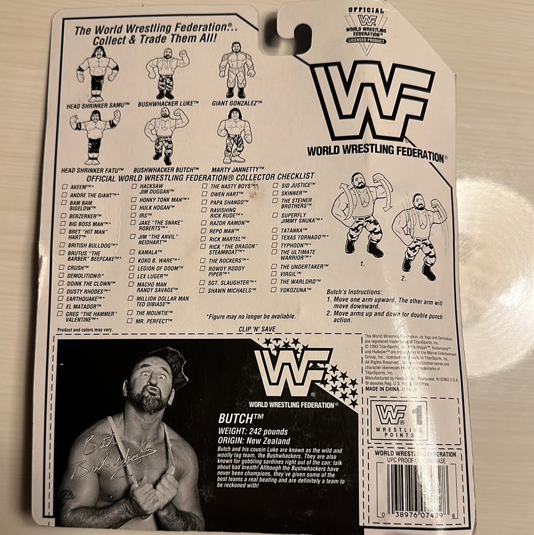 Butch the Bushwhacker Series 10 WWF Hasbro