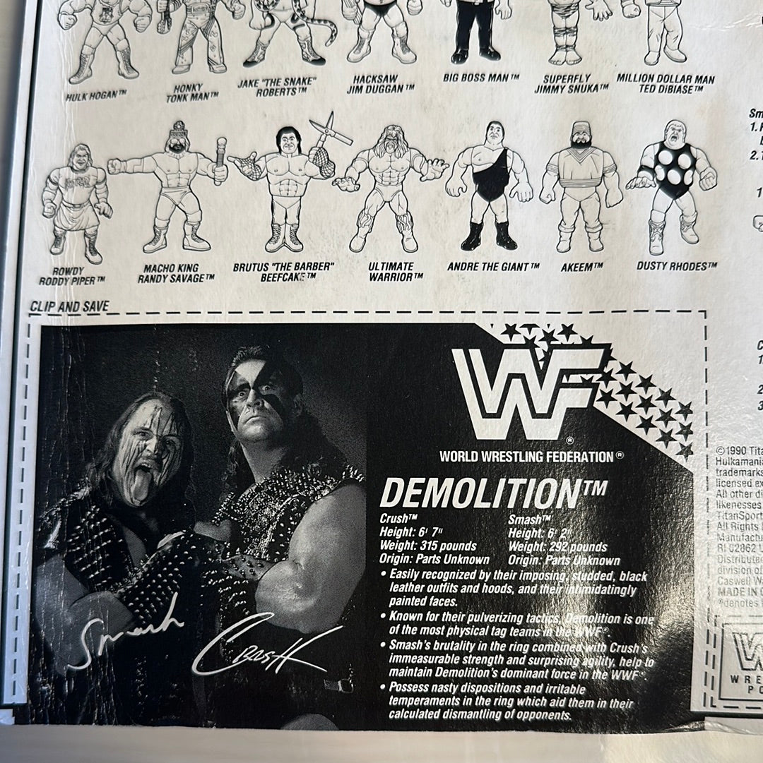 Demolition Series 2 WWF Hasbro