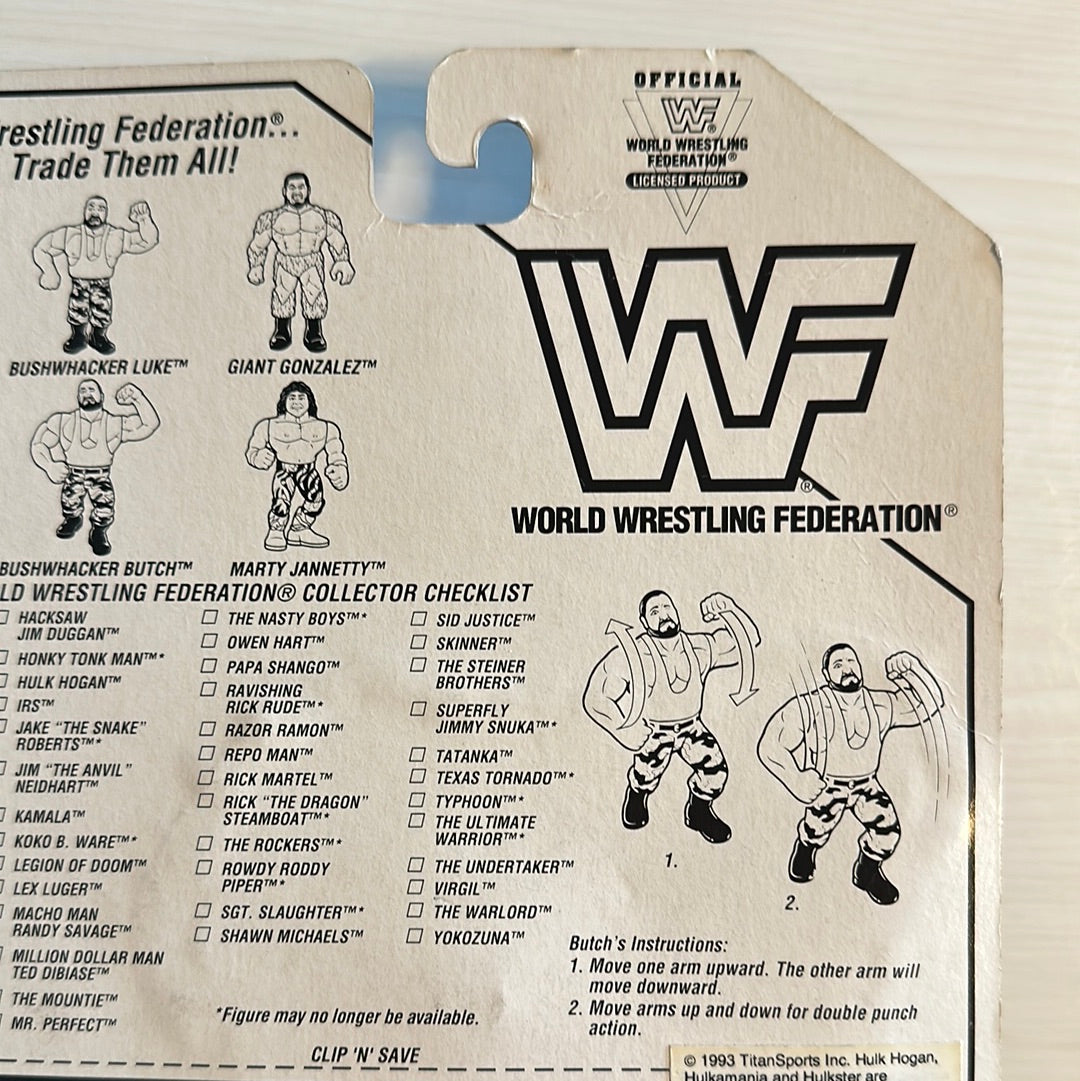 Butch the Bushwhacker Series 10 WWF Hasbro