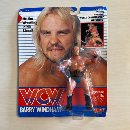 Barry Windham WCW Galoob Blue Trunks UK Exclusive