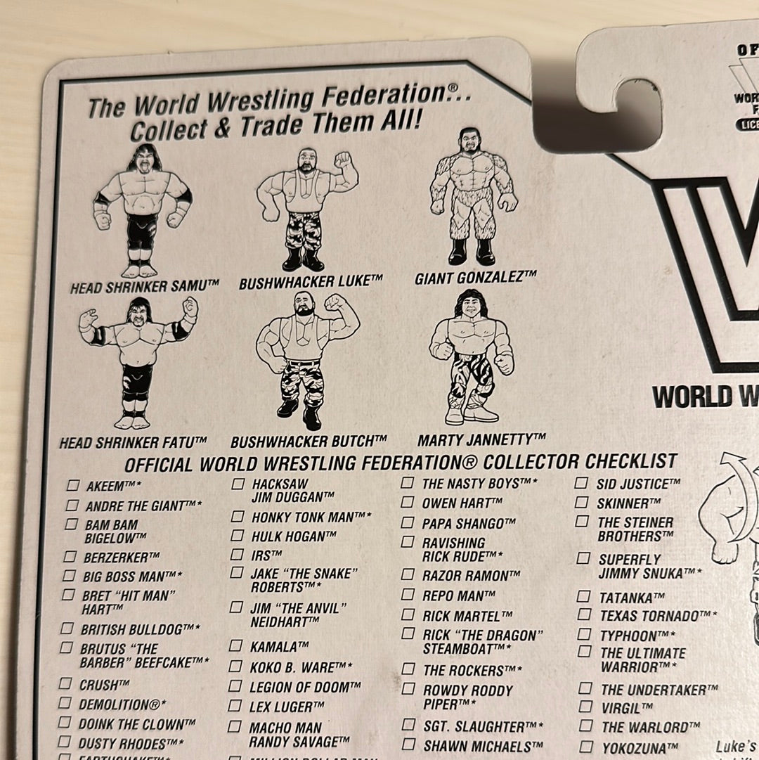 Luke the Bushwhacker Series 10 WWF Hasbro