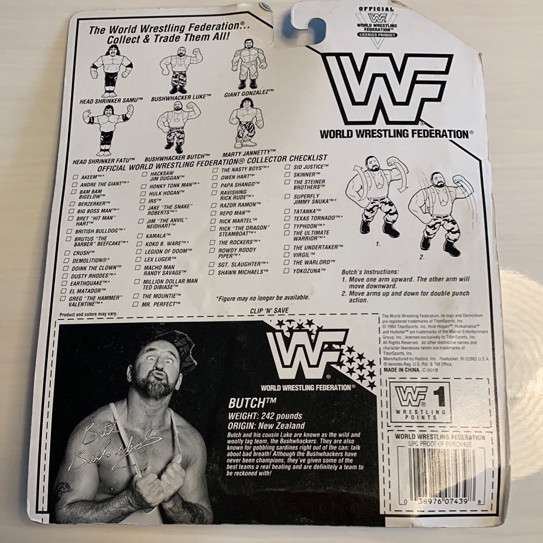 Butch the Bushwhacker Series 10 WWF Hasbro