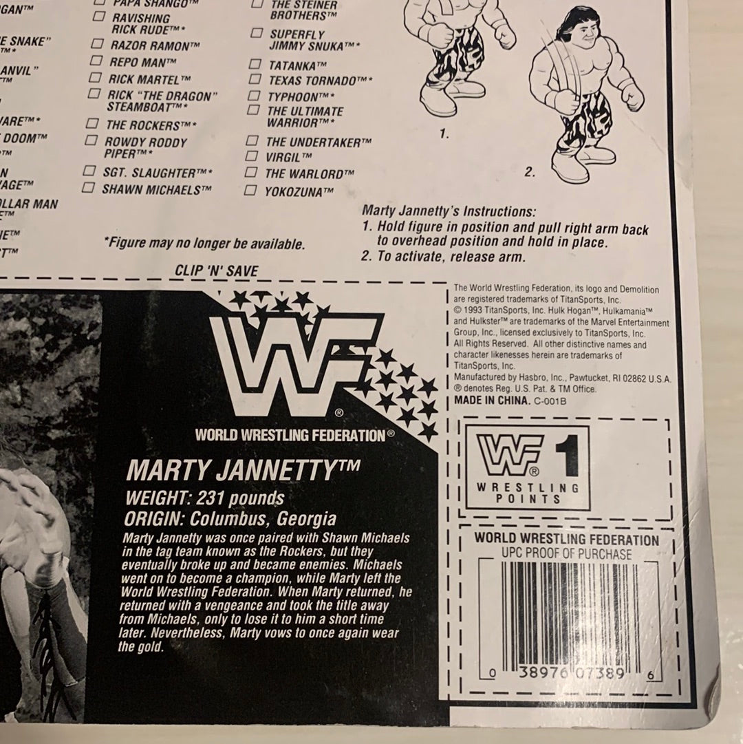 Marty Jannetty Series 10 WWF Hasbro