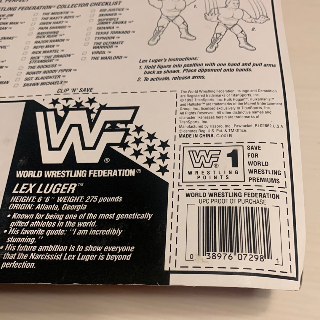 Lex Luger Series 8 WWF Hasbro