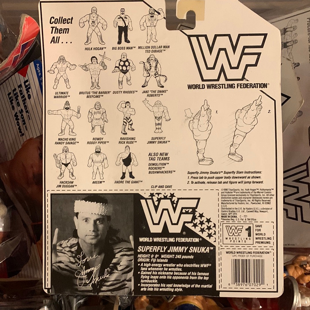 Superfly Jimmy Snuka Series 2 WWF Hasbro