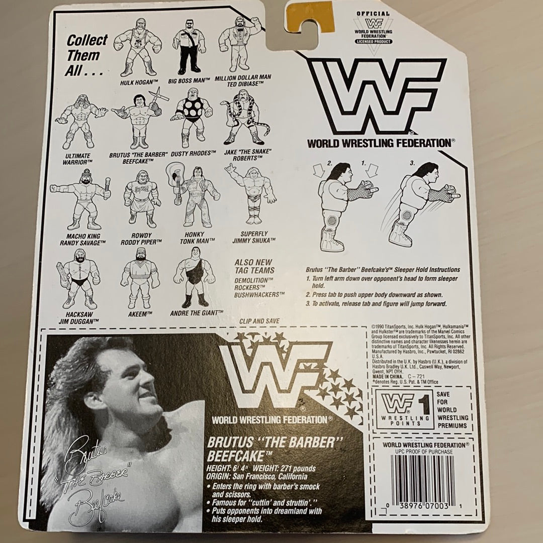 Brutus The Barber Beefcake Series 1 WWF Hasbro