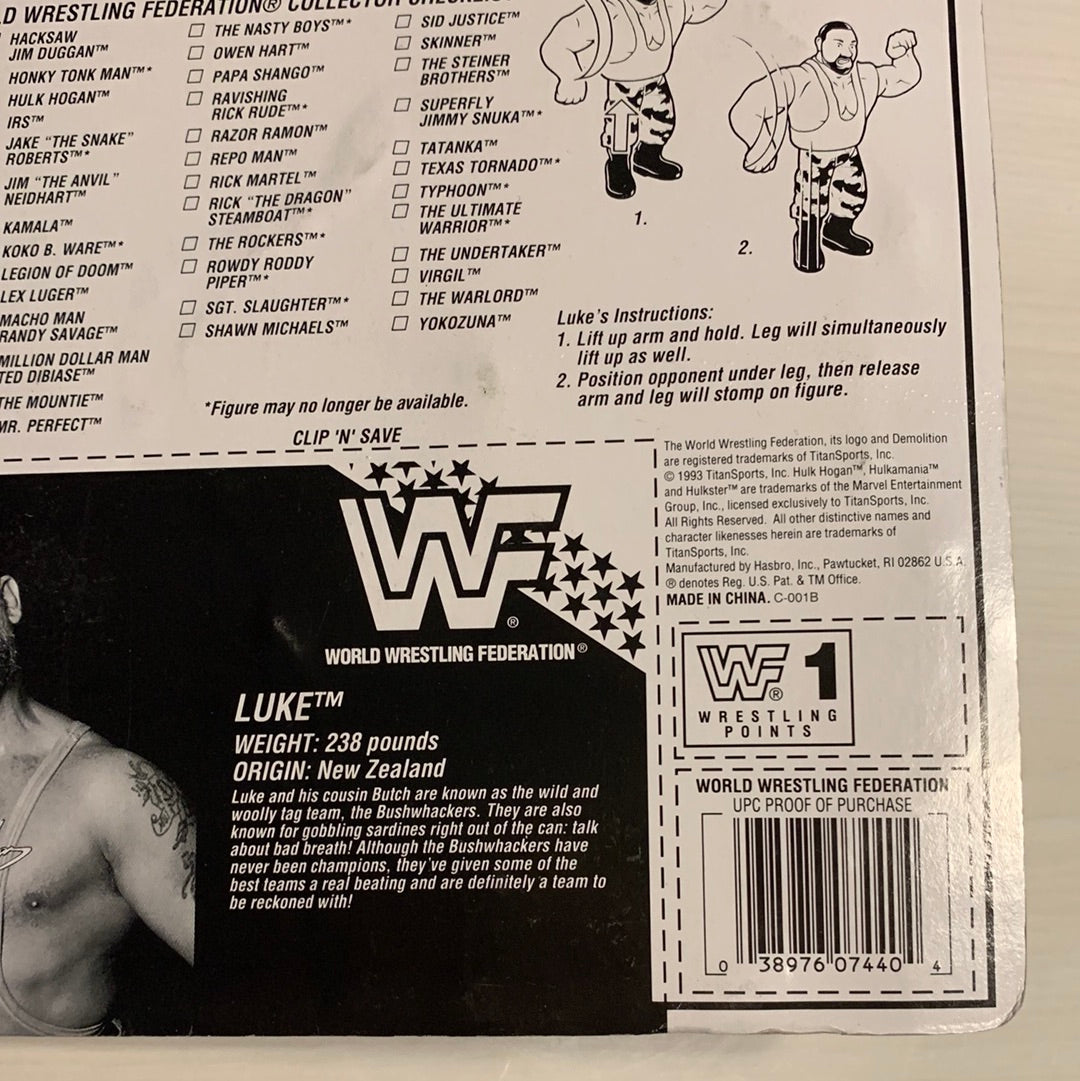 Luke the Bushwhacker Series 10 WWF Hasbro