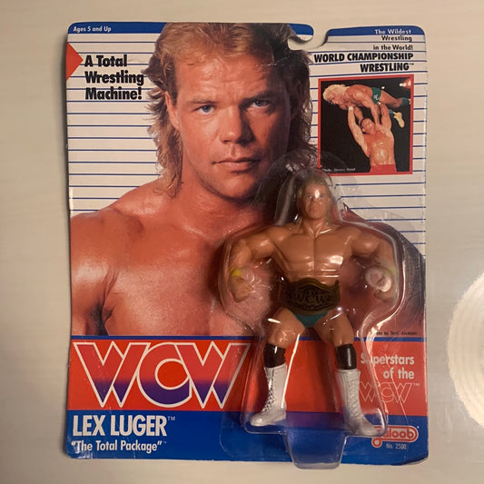 Lex Luger WCW Galoob Green Trunks UK Exclusive