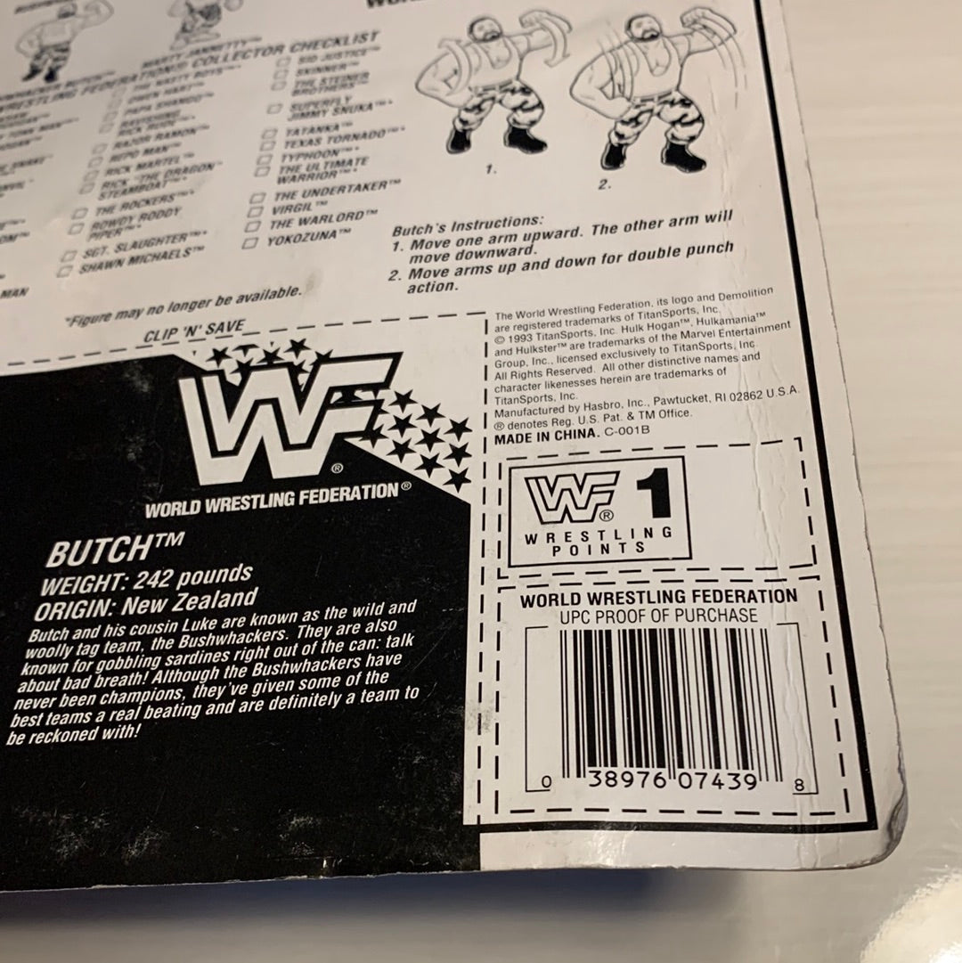 Butch the Bushwhacker Series 10 WWF Hasbro